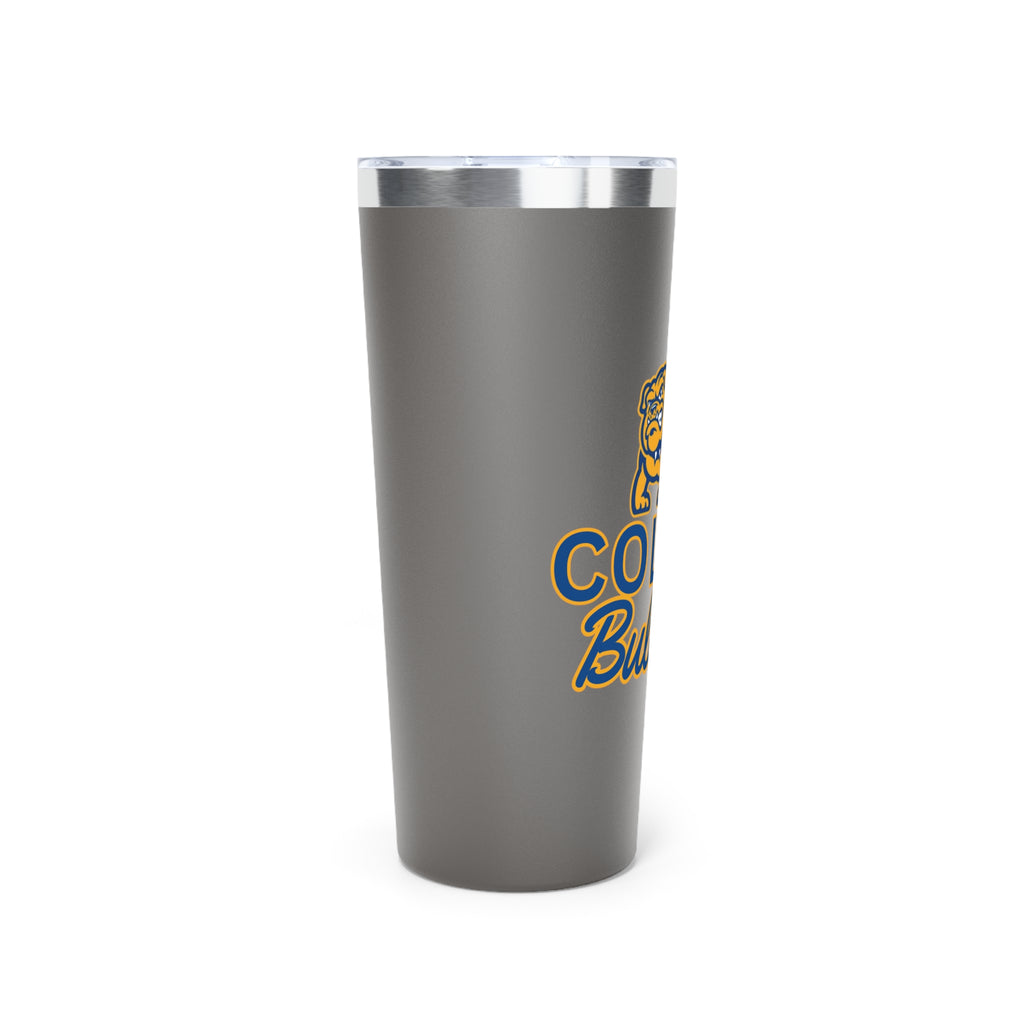 Copper Insulated Tumbler - Colfax Bulldogs 22oz Mug, Travel Cup, Sports Fan Gift, Team Spirit, Birthday, Graduation
