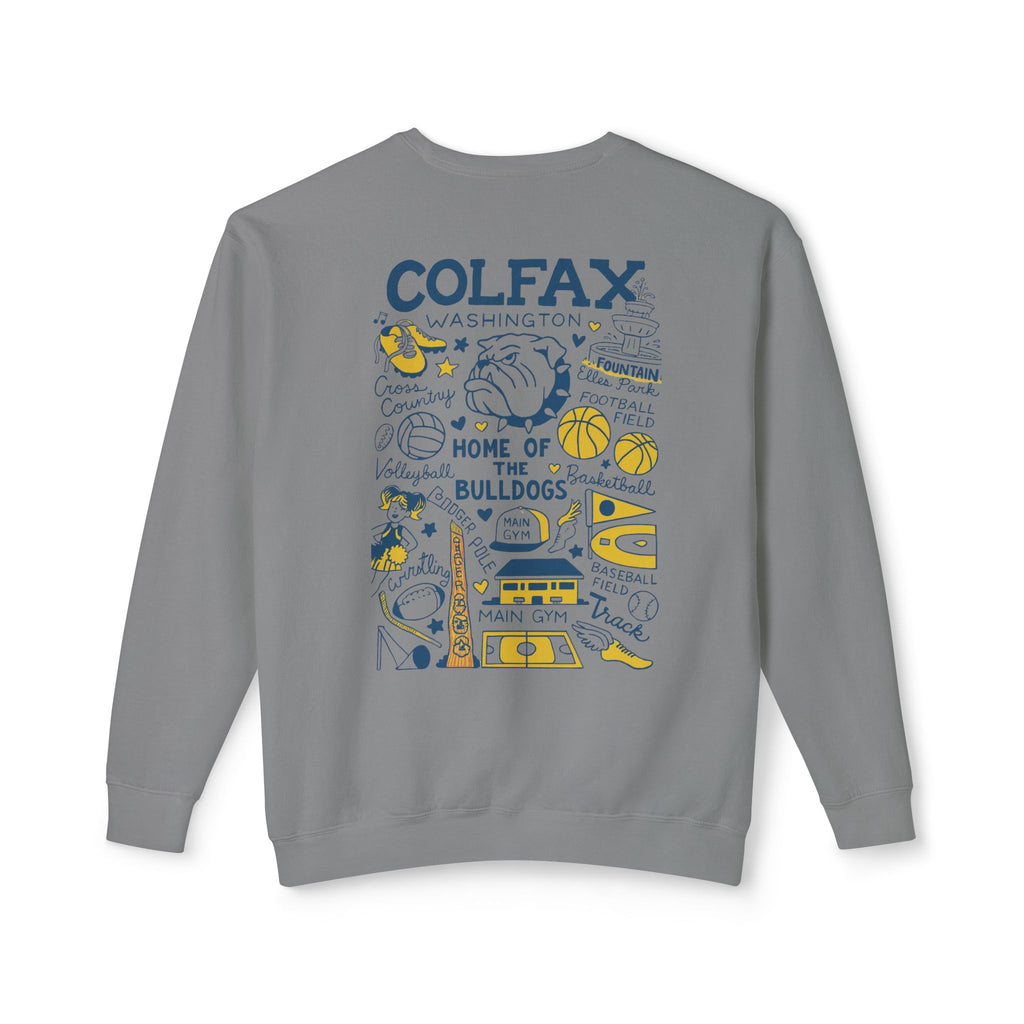 Colfax High School LIGHTWEIGHT Crewneck Limited Edition-Dyed Sweatshirt