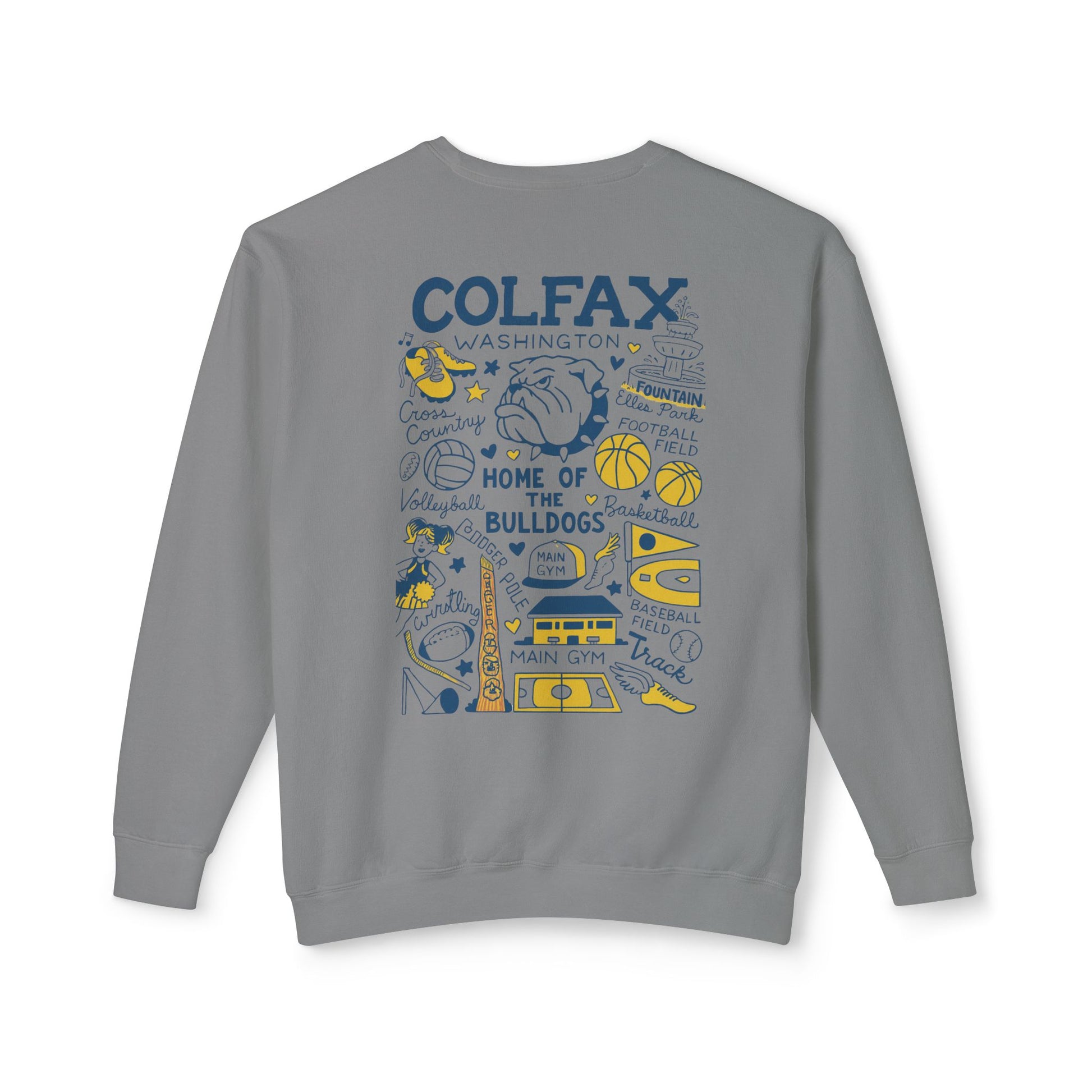 Colfax High School LIGHTWEIGHT Crewneck Limited Edition-Dyed Sweatshirt