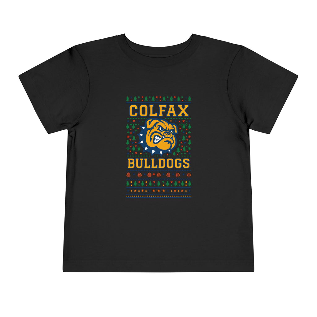 Colfax Bulldogs Ugly Sweater Toddler Tee