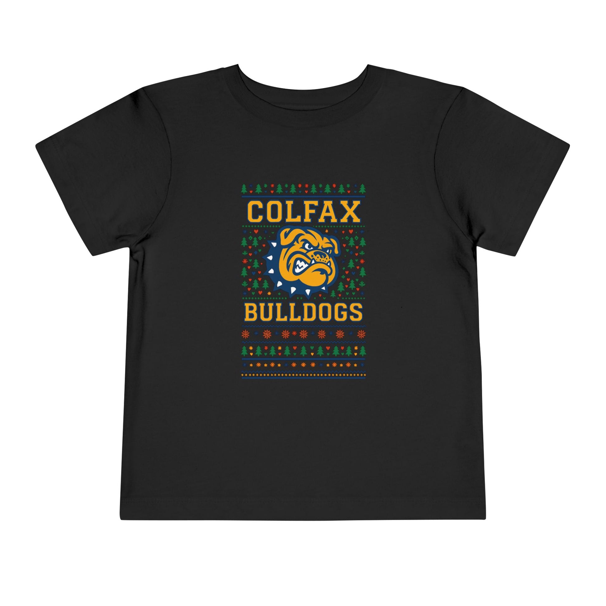 Colfax Bulldogs Ugly Sweater Toddler Tee