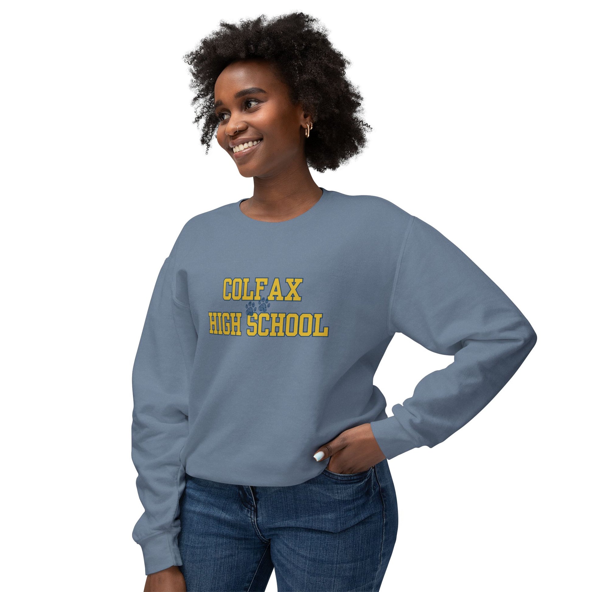 Colfax High School LIGHTWEIGHT Crewneck Limited Edition-Dyed Sweatshirt