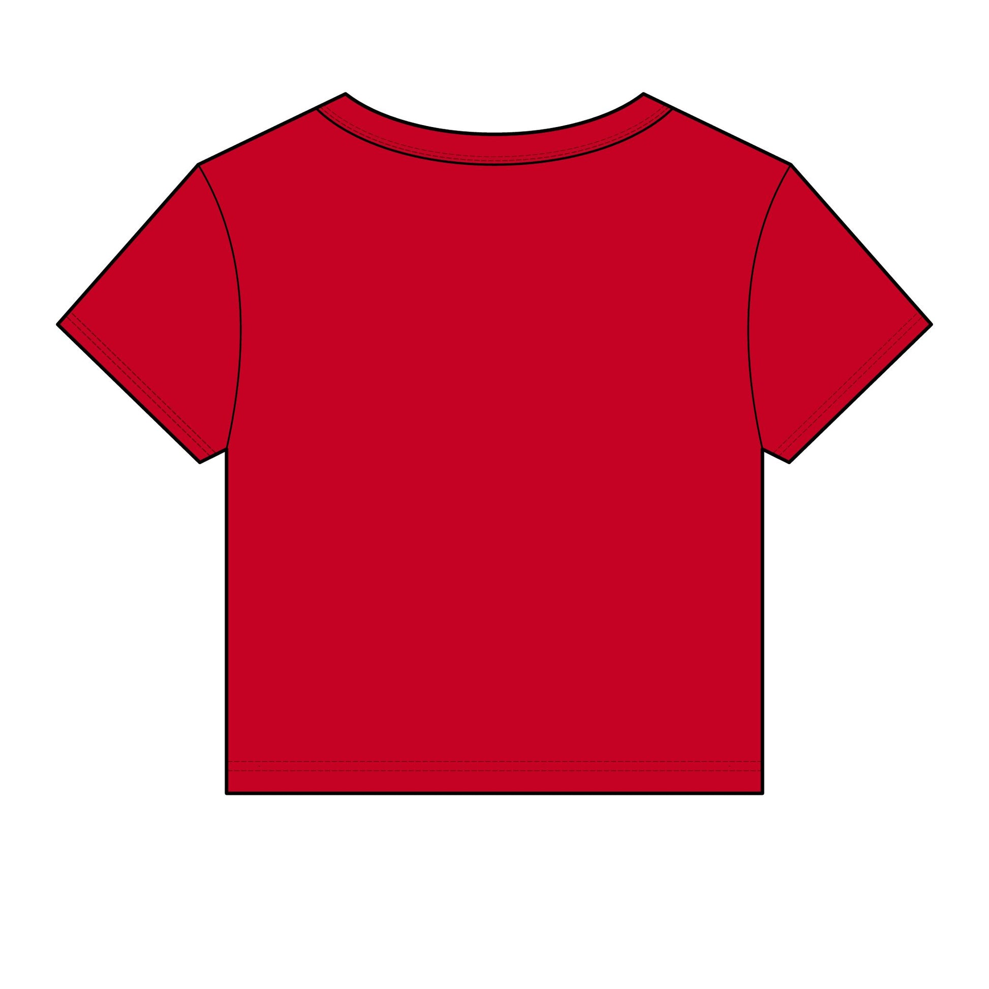 YAK Nation Women's Cropped Baby Tee