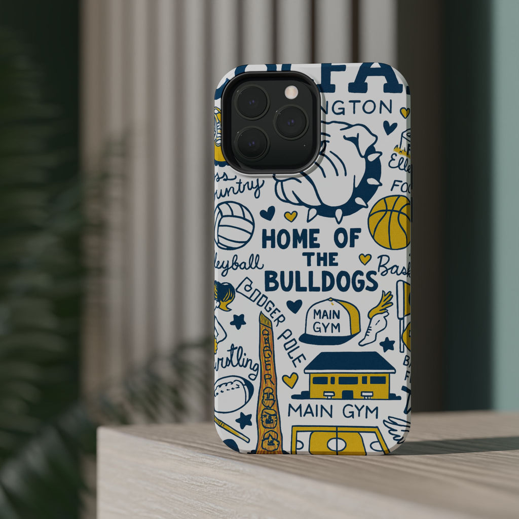 Colfax Bulldogs Magnetic Phone Case