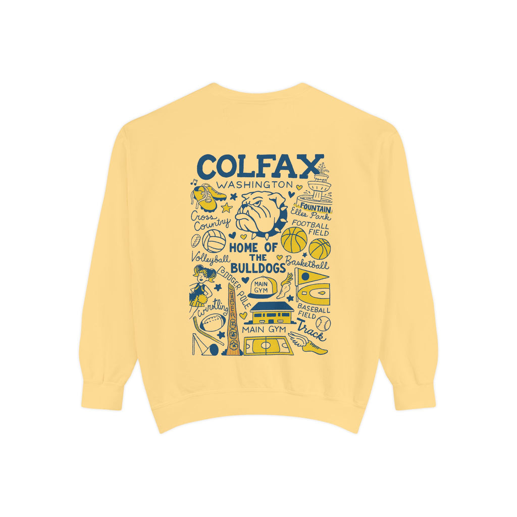 Colfax High School HEAVIER Sweatshirt Limited Edition-Dyed Sweatshirt