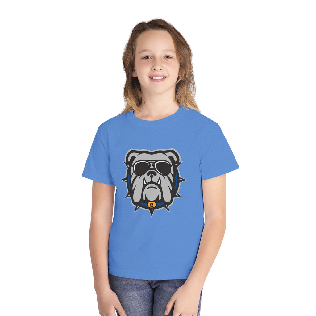 Cool Bulldog Graphic Youth Tee