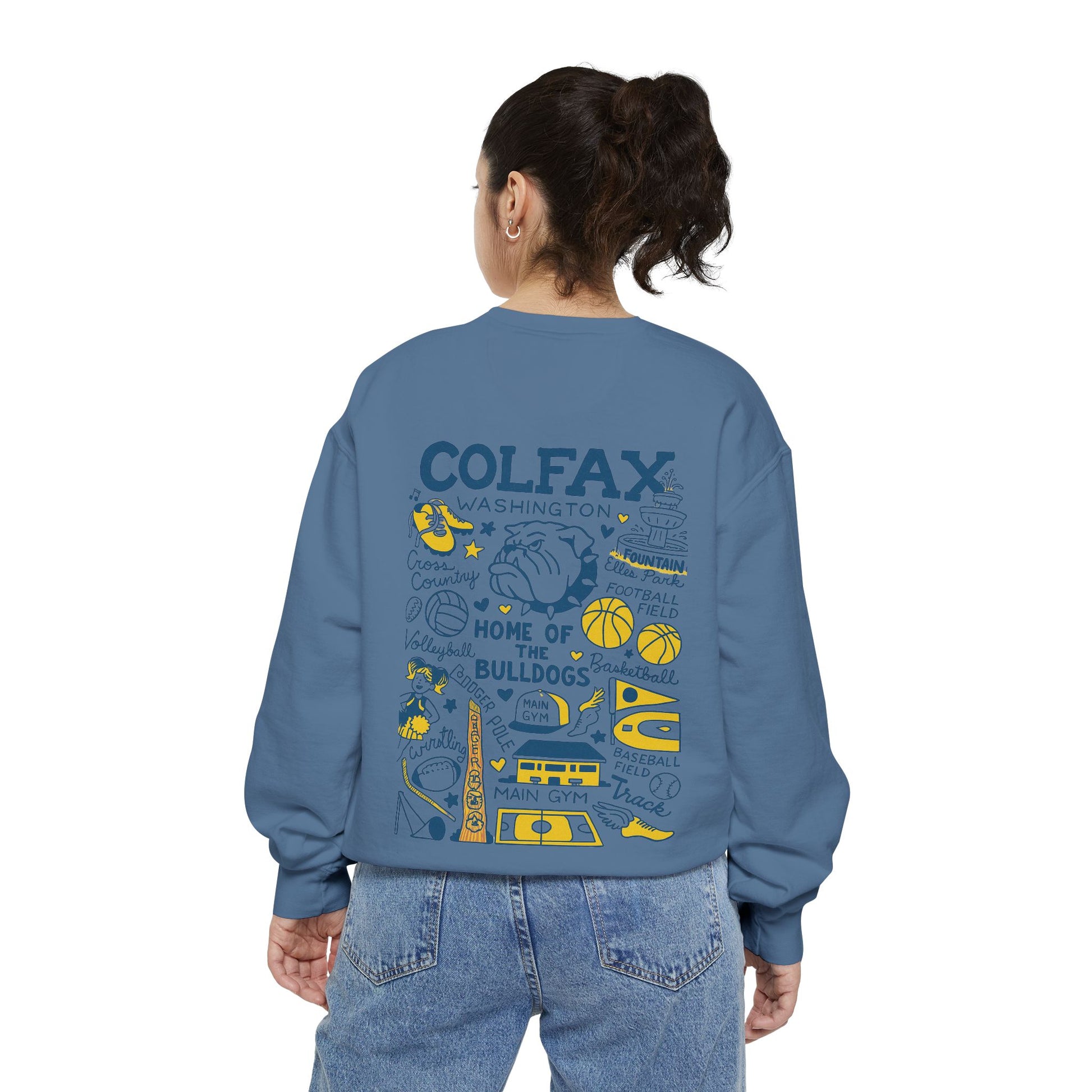 Colfax High School HEAVIER Sweatshirt Limited Edition-Dyed Sweatshirt