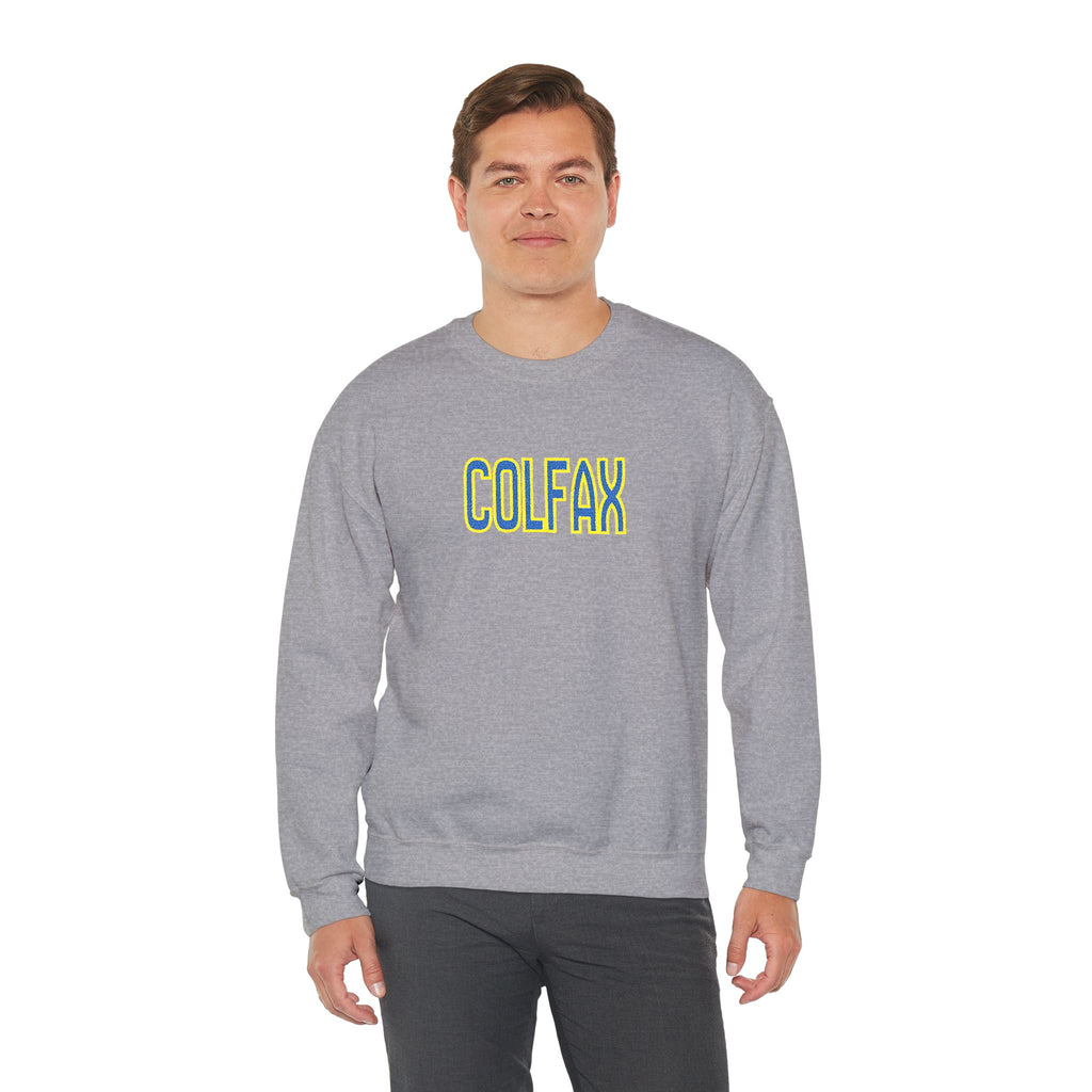 Colfax Retro Varsity Crewneck Sweatshirt