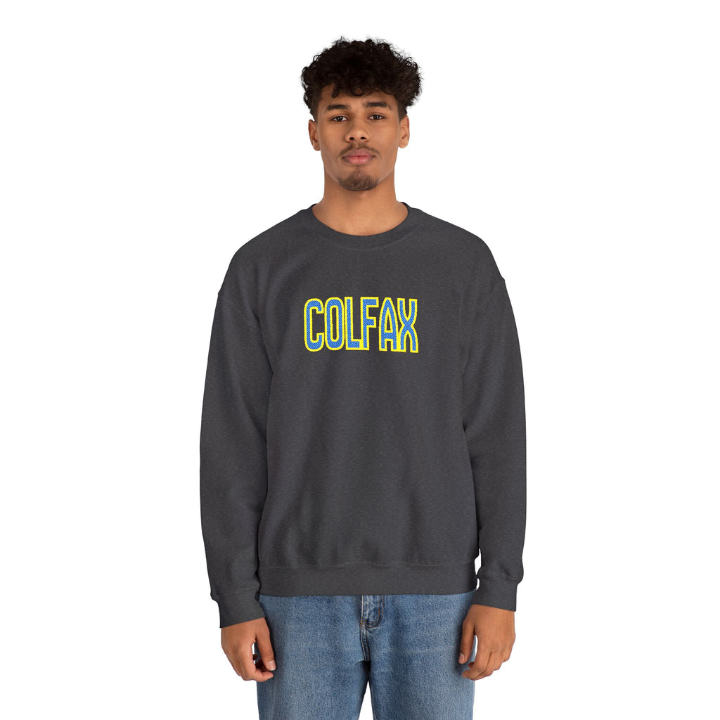 Colfax Retro Varsity Crewneck Sweatshirt