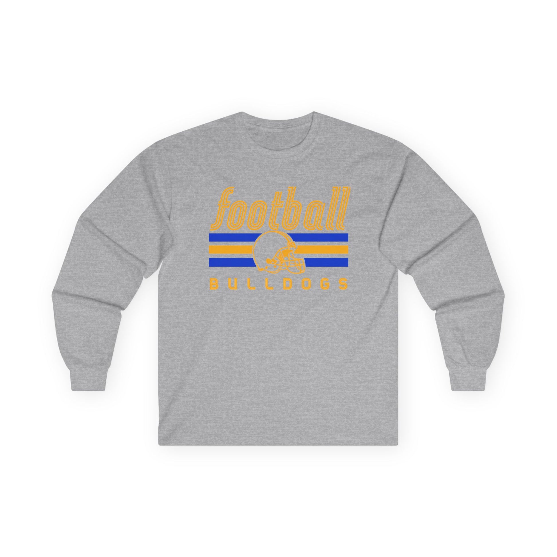 Bulldogs Football Long Sleeve Tee