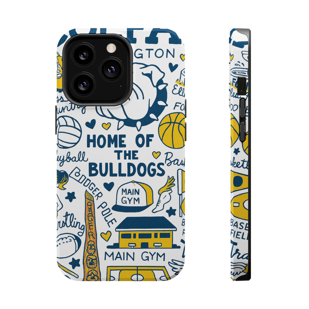 Colfax Bulldogs Magnetic Phone Case
