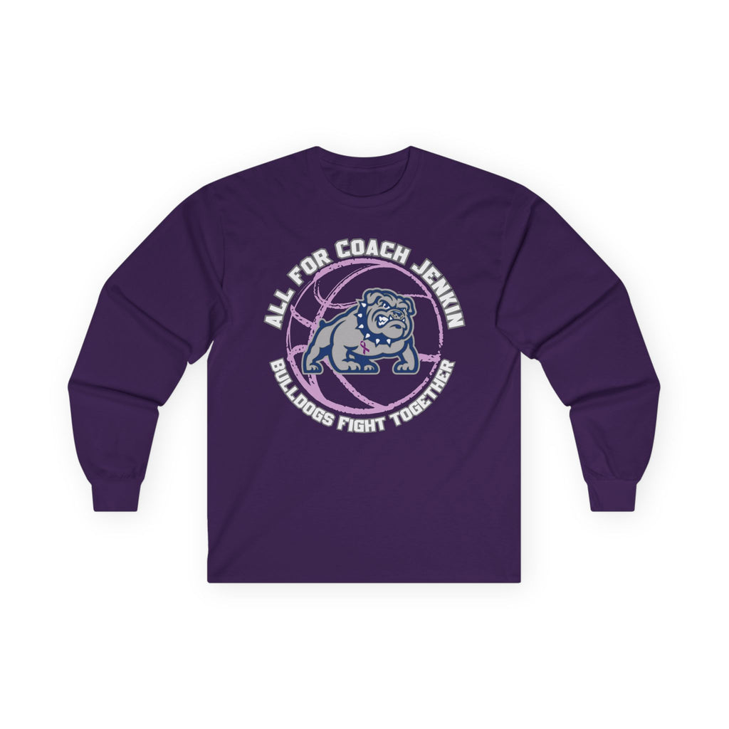 One sided With Bulldog- Fight Together Long Sleeve Tee