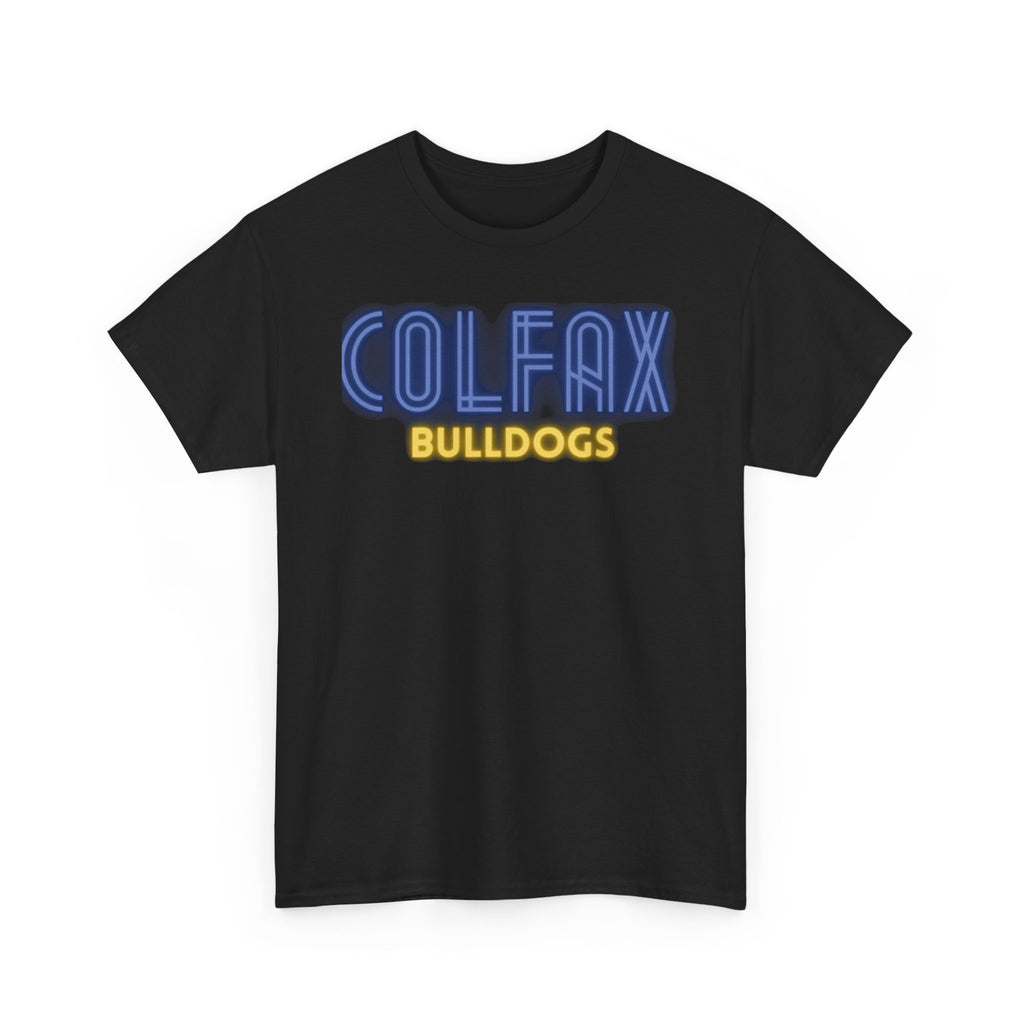 Colfax Bulldogs Neon Unisex Heavy Cotton Tee