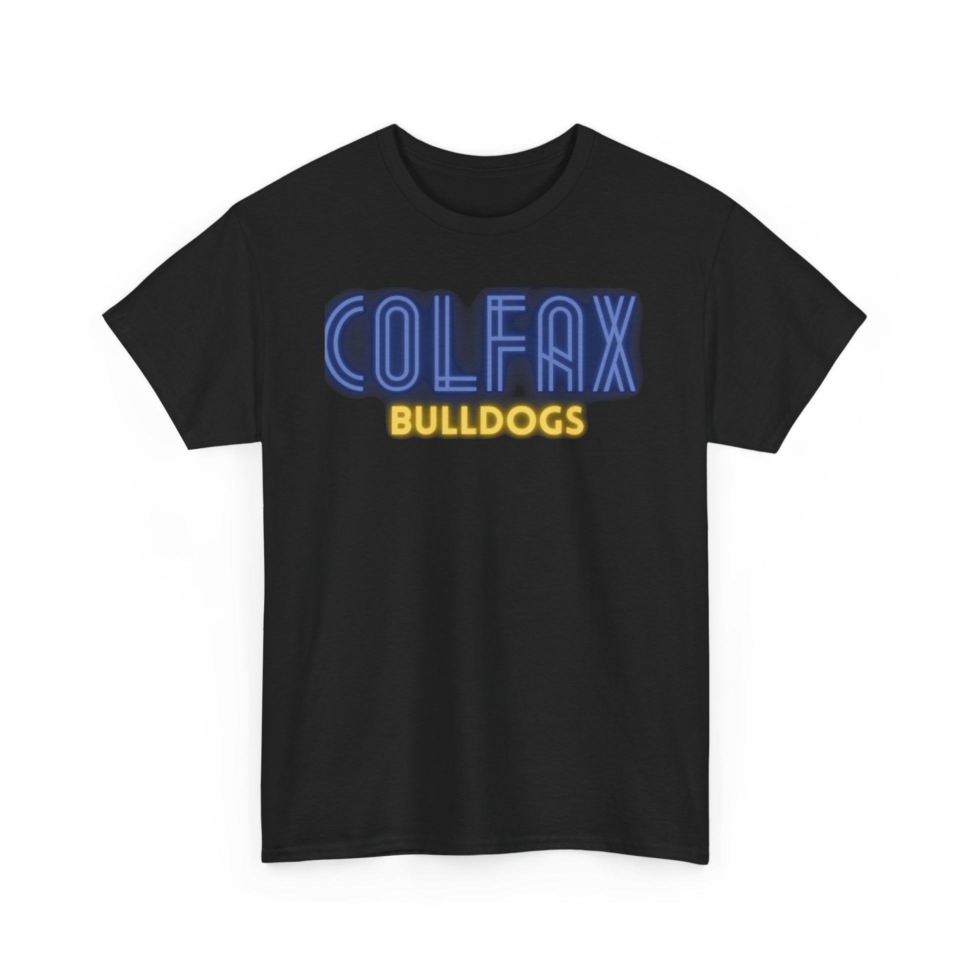 Colfax Bulldogs Neon Unisex Heavy Cotton Tee