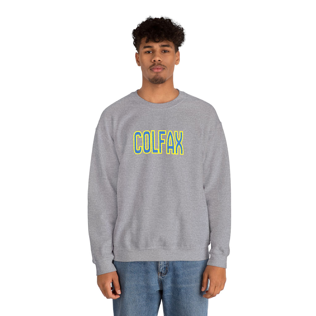Colfax Retro Varsity Crewneck Sweatshirt