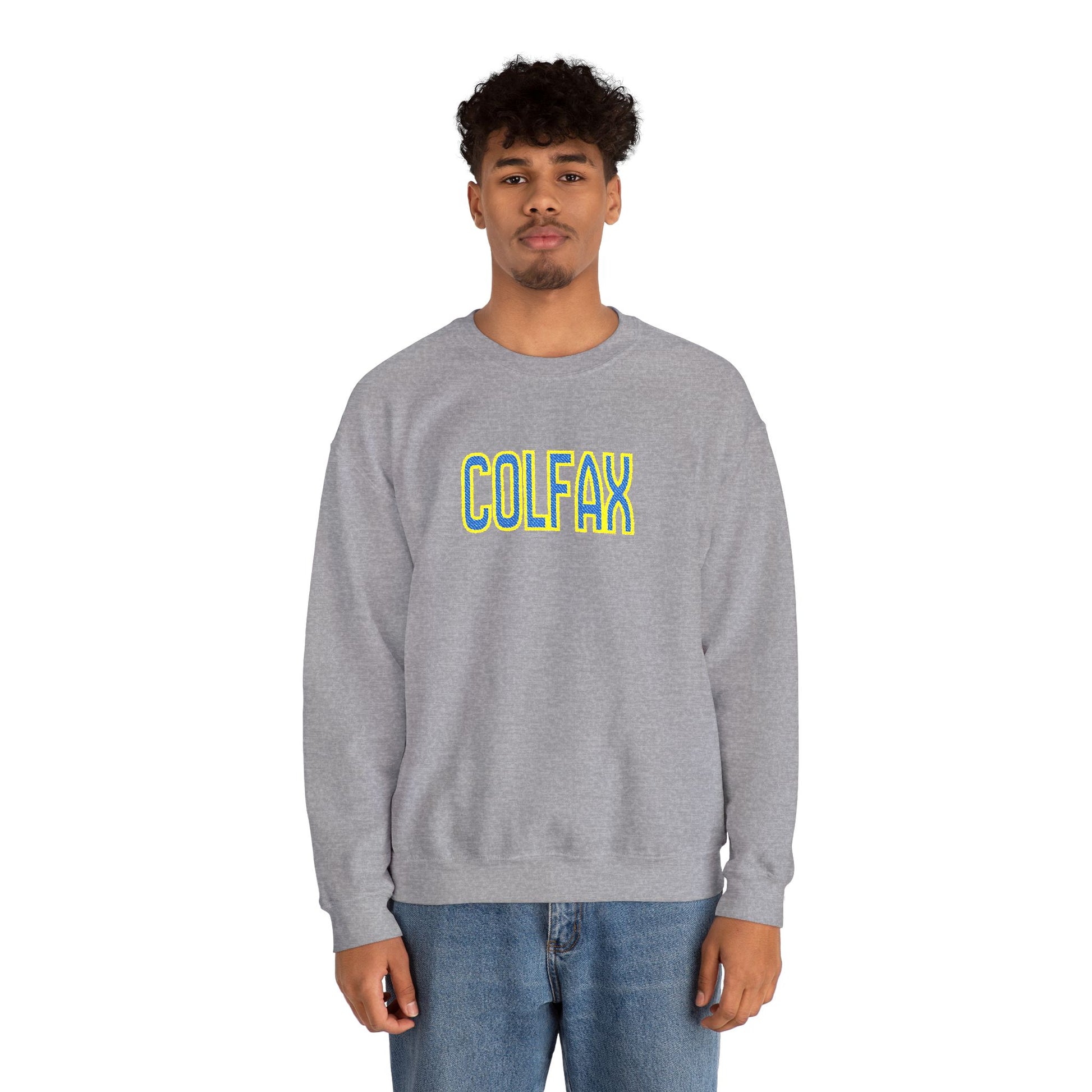Colfax Retro Varsity Crewneck Sweatshirt