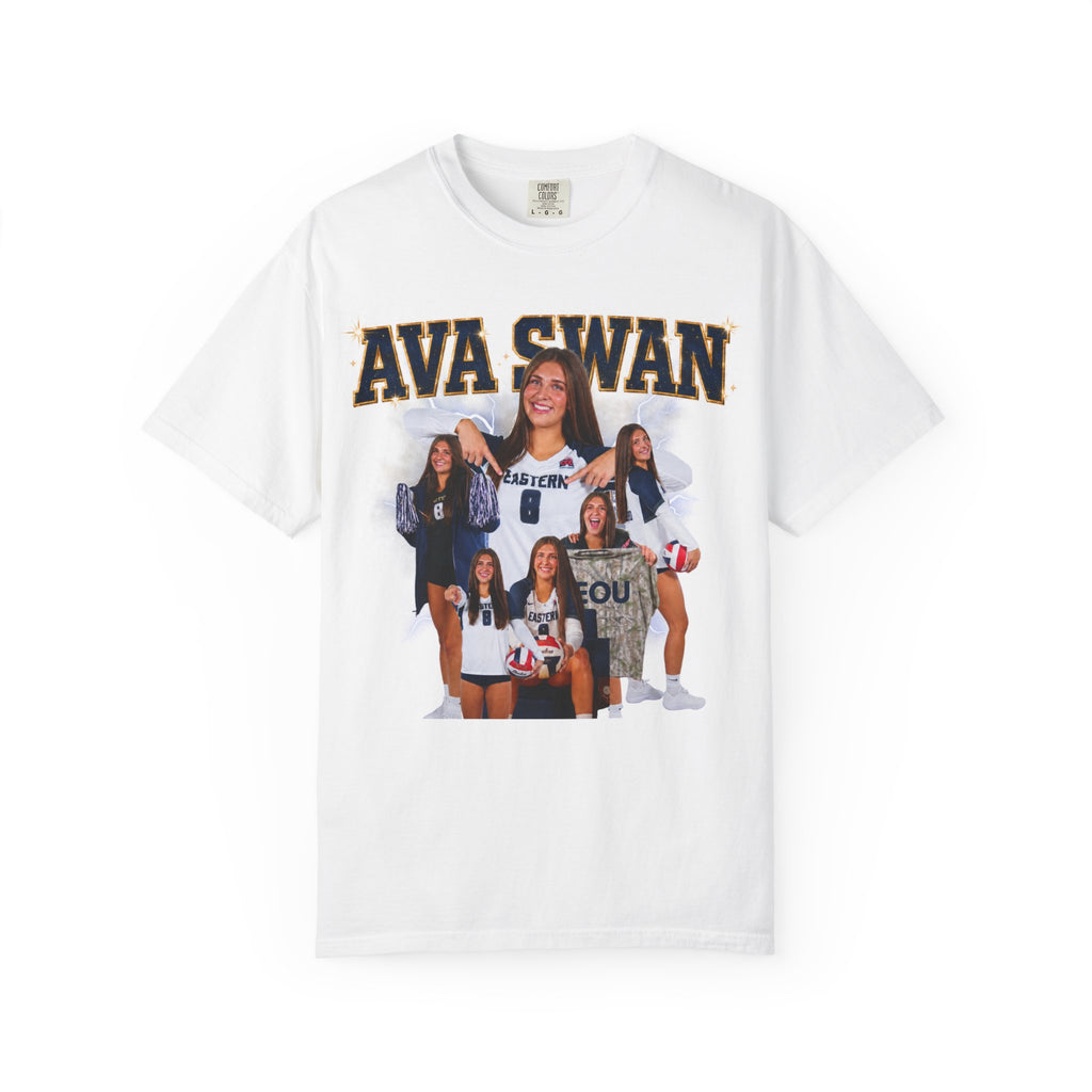 Ava Swan Collage T‑Shirt — Personalized Tee (Swan 8)