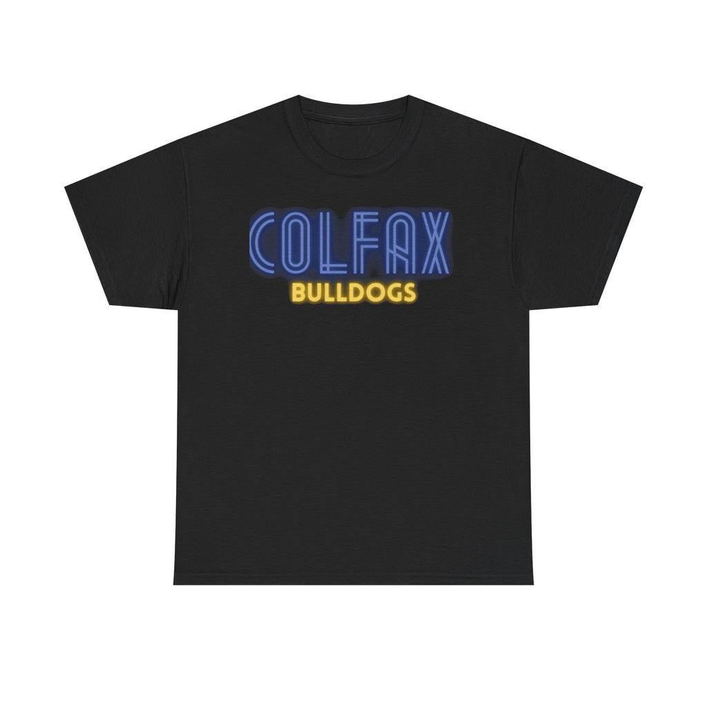 Colfax Bulldogs Neon Unisex Heavy Cotton Tee