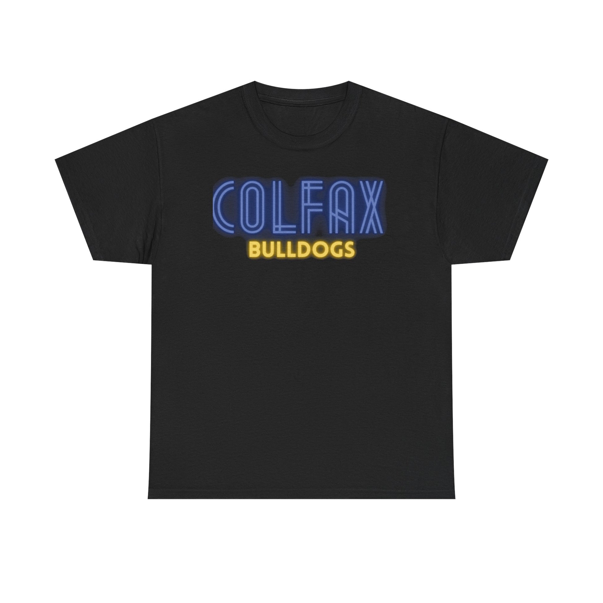 Colfax Bulldogs Neon Unisex Heavy Cotton Tee