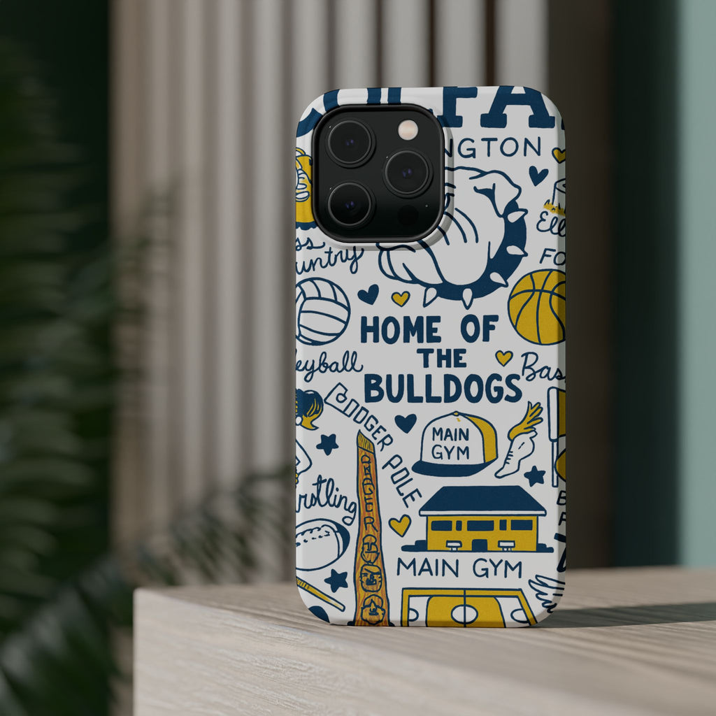 Colfax Bulldogs Magnetic Phone Case