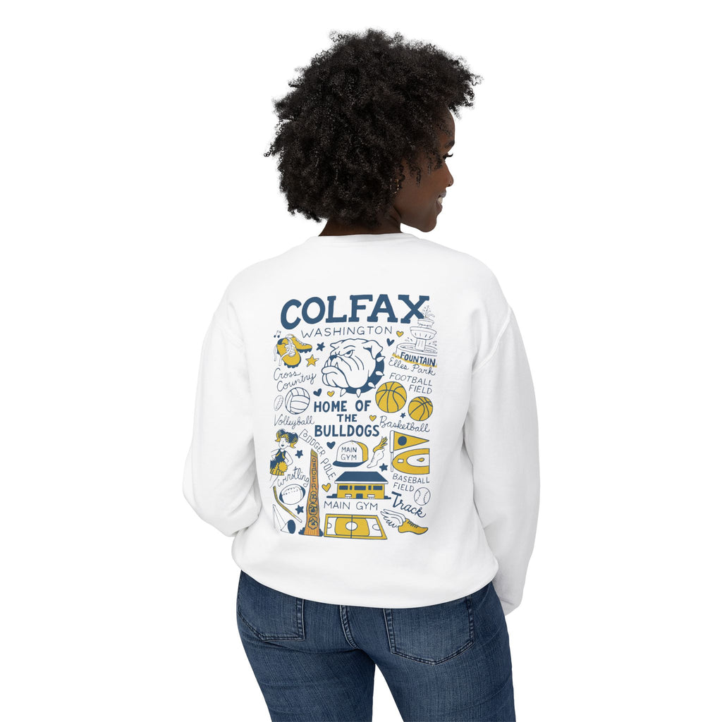 Colfax High School LIGHTWEIGHT Crewneck Limited Edition-Dyed Sweatshirt