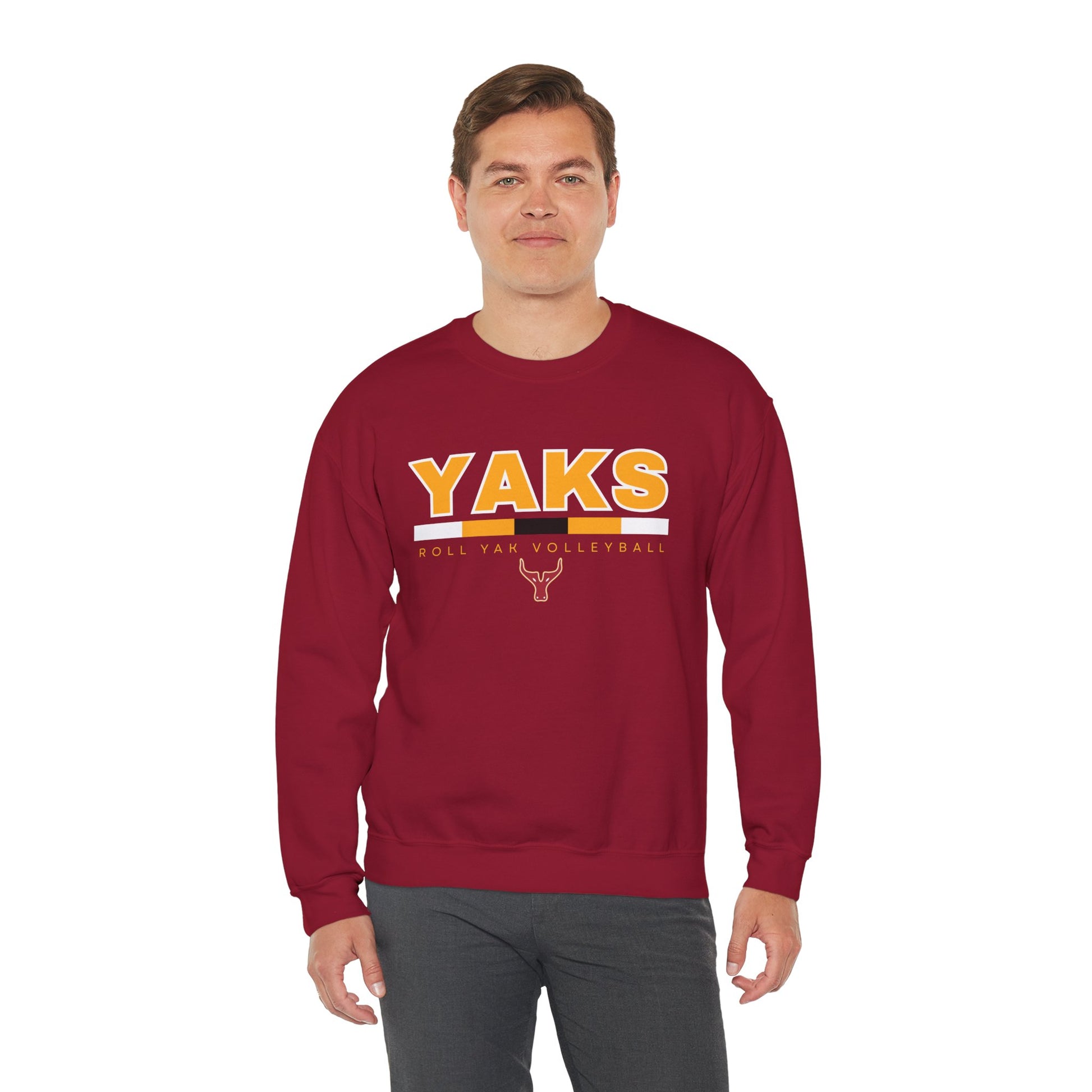 YAKS Retro Stripe Crewneck Sweatshirt