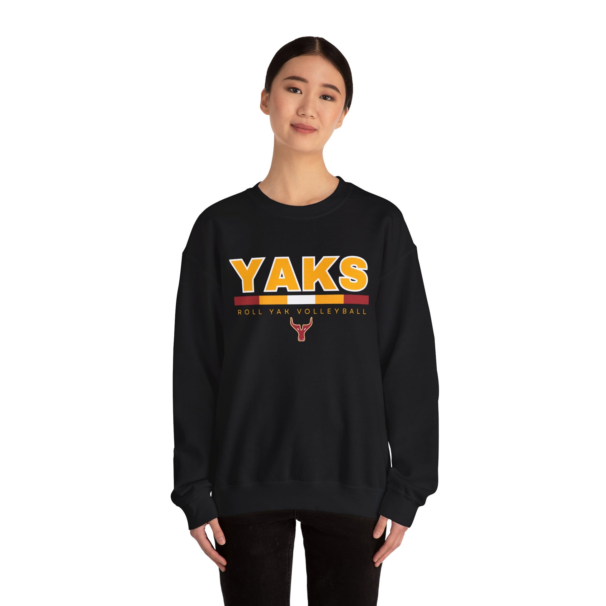 YAKS Retro Stripe Crewneck Sweatshirt