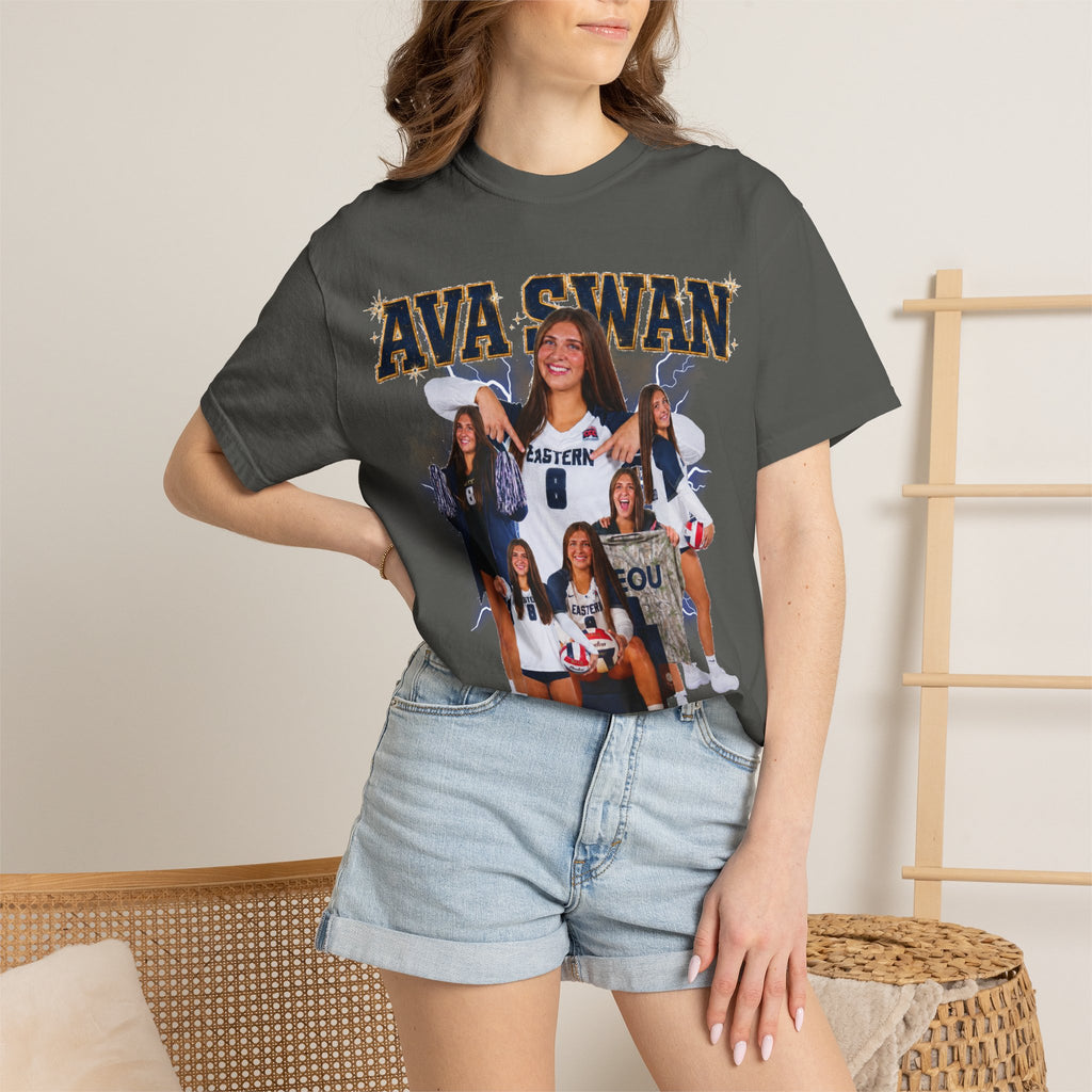 Ava Swan Collage T‑Shirt — Personalized Tee (Swan 8)