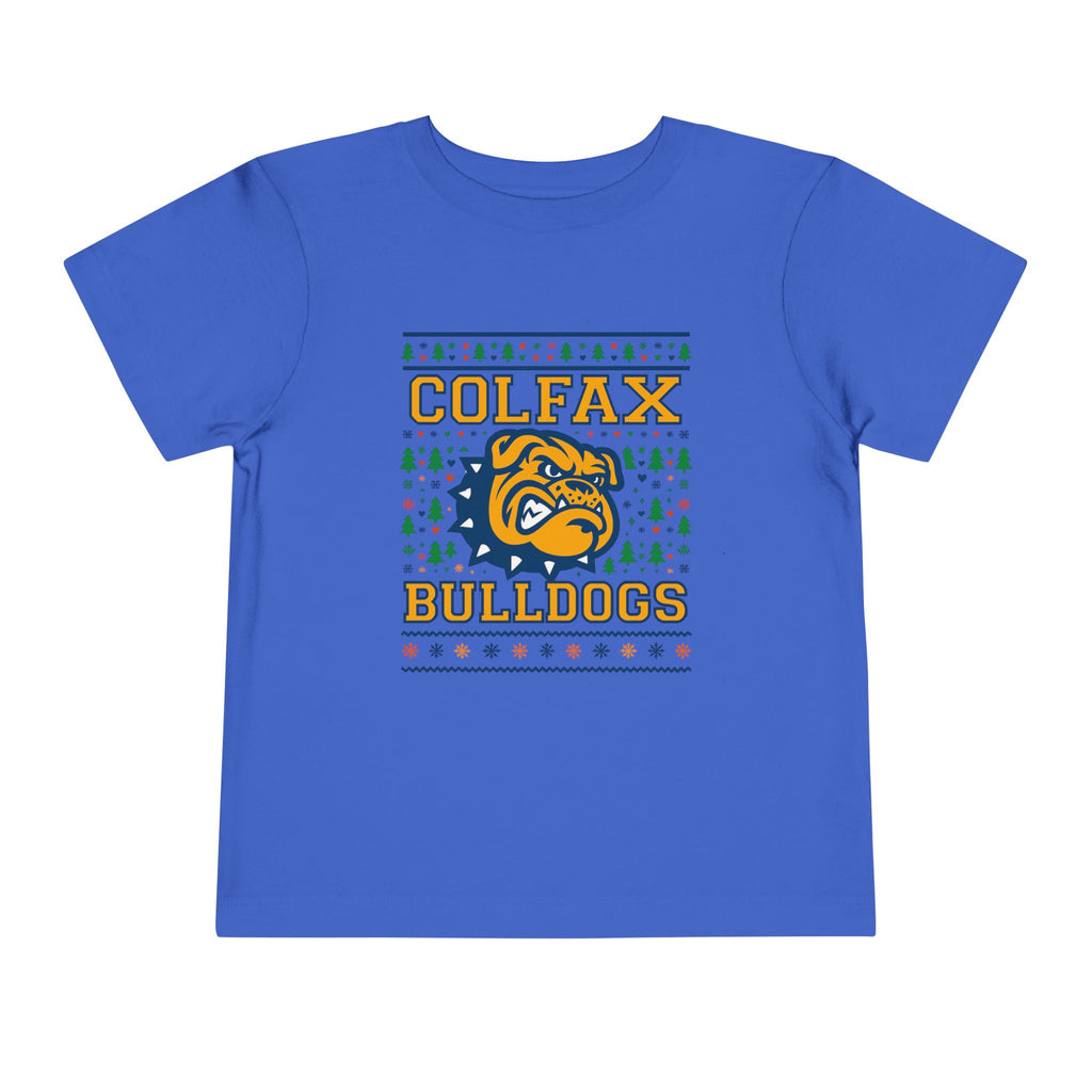 Colfax Bulldogs Ugly Sweater Toddler Tee