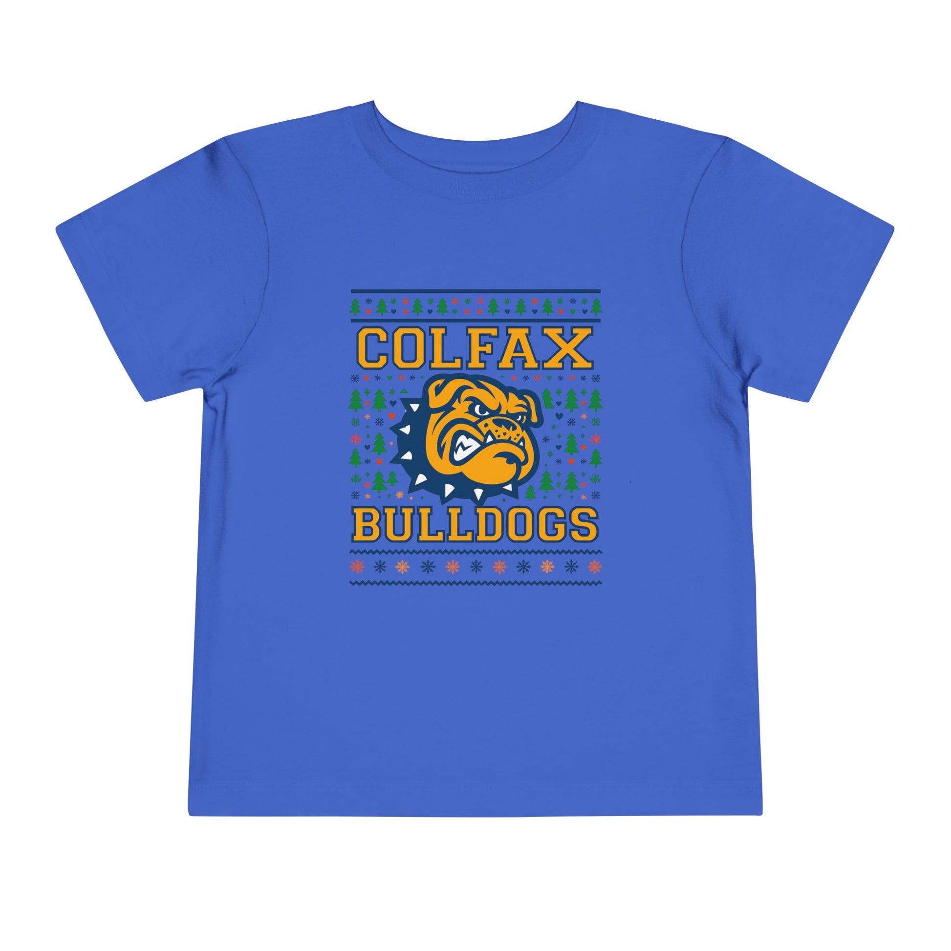 Colfax Bulldogs Ugly Sweater Toddler Tee