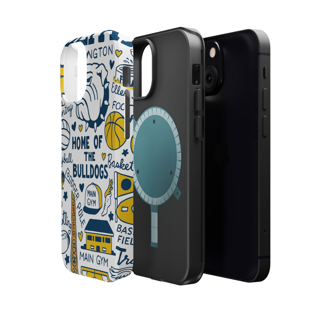 Colfax Bulldogs Magnetic Phone Case