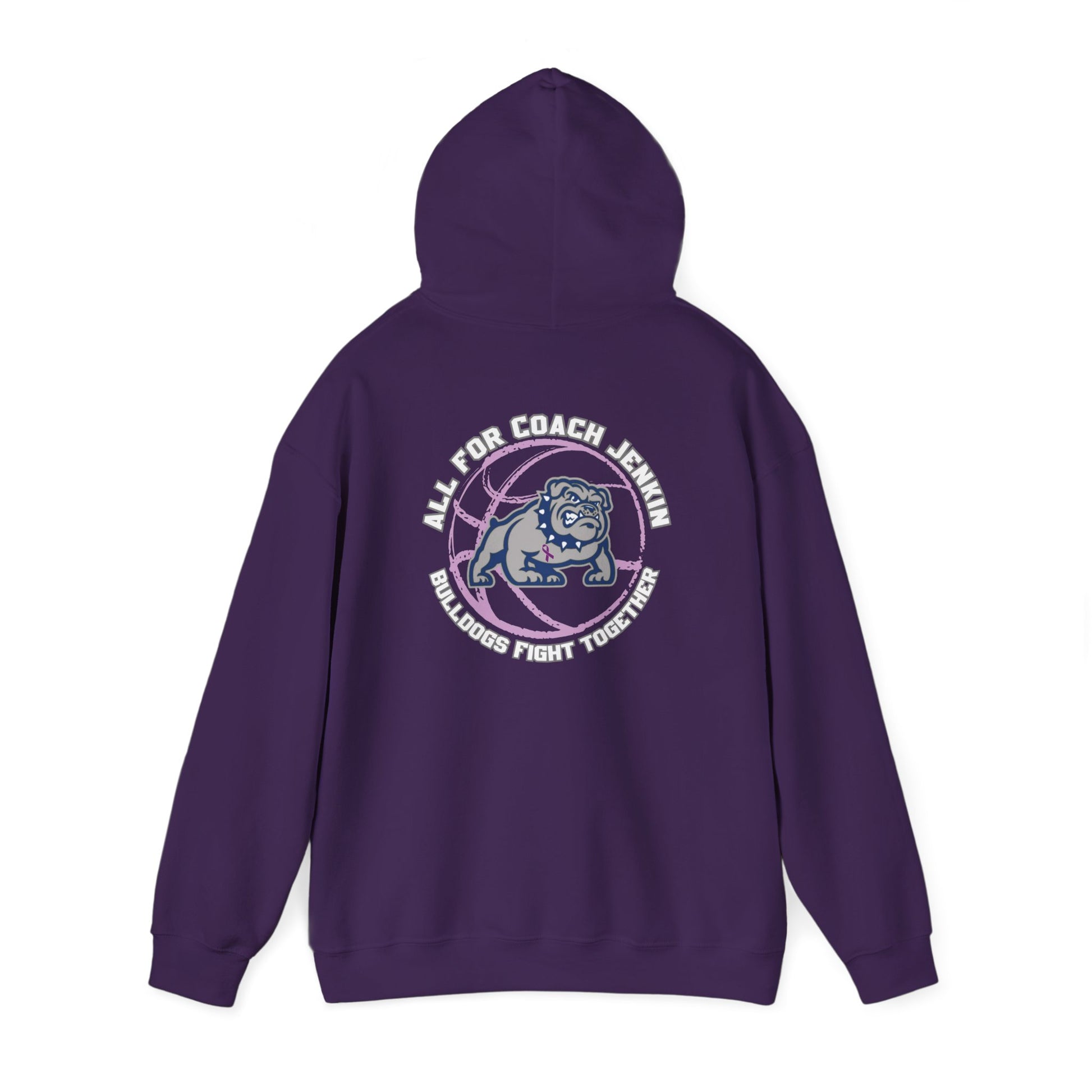 All For Coach Jenkin- Bulldogs Fight Together Hoodie