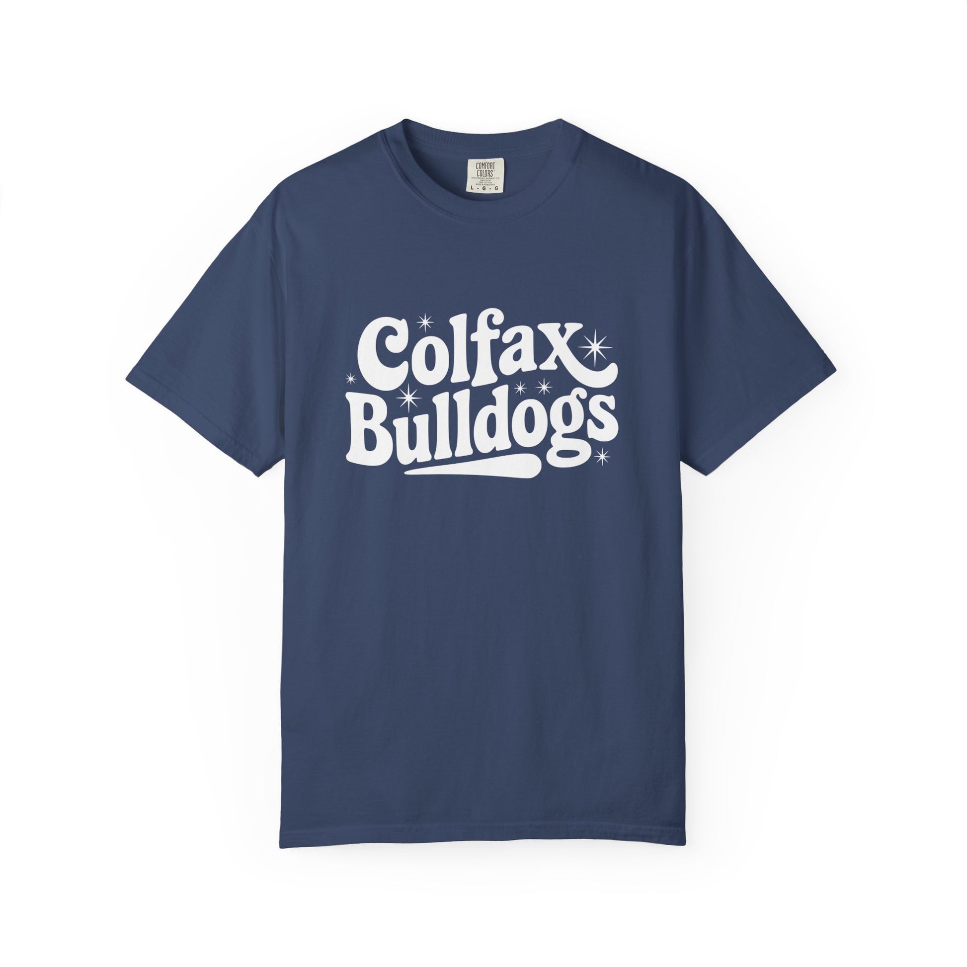 Colfax Bulldog with Stars T-shirt