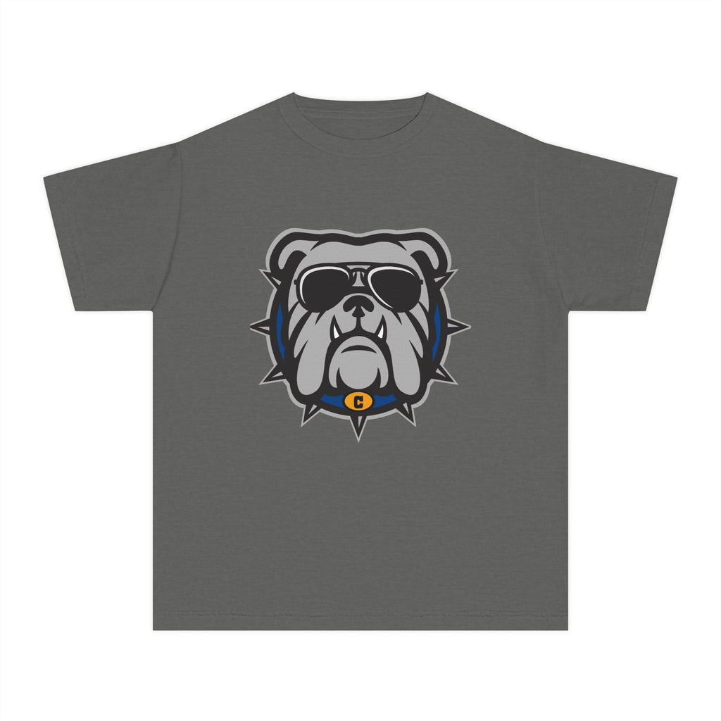 Cool Bulldog Graphic Youth Tee