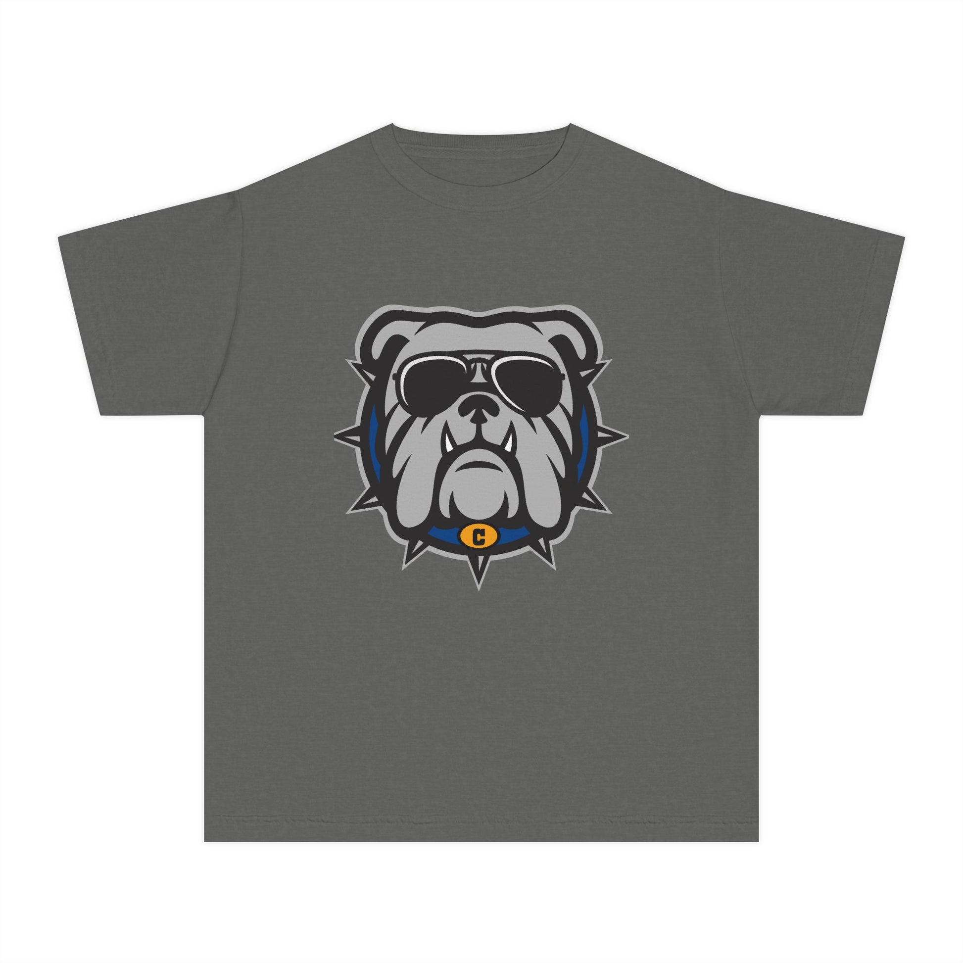 Cool Bulldog Graphic Youth Tee