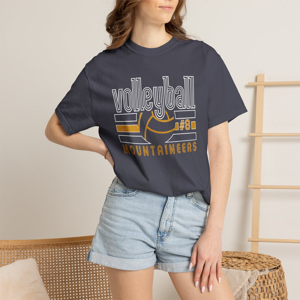 Mountaineers #8 Retro Sports T-Shirt