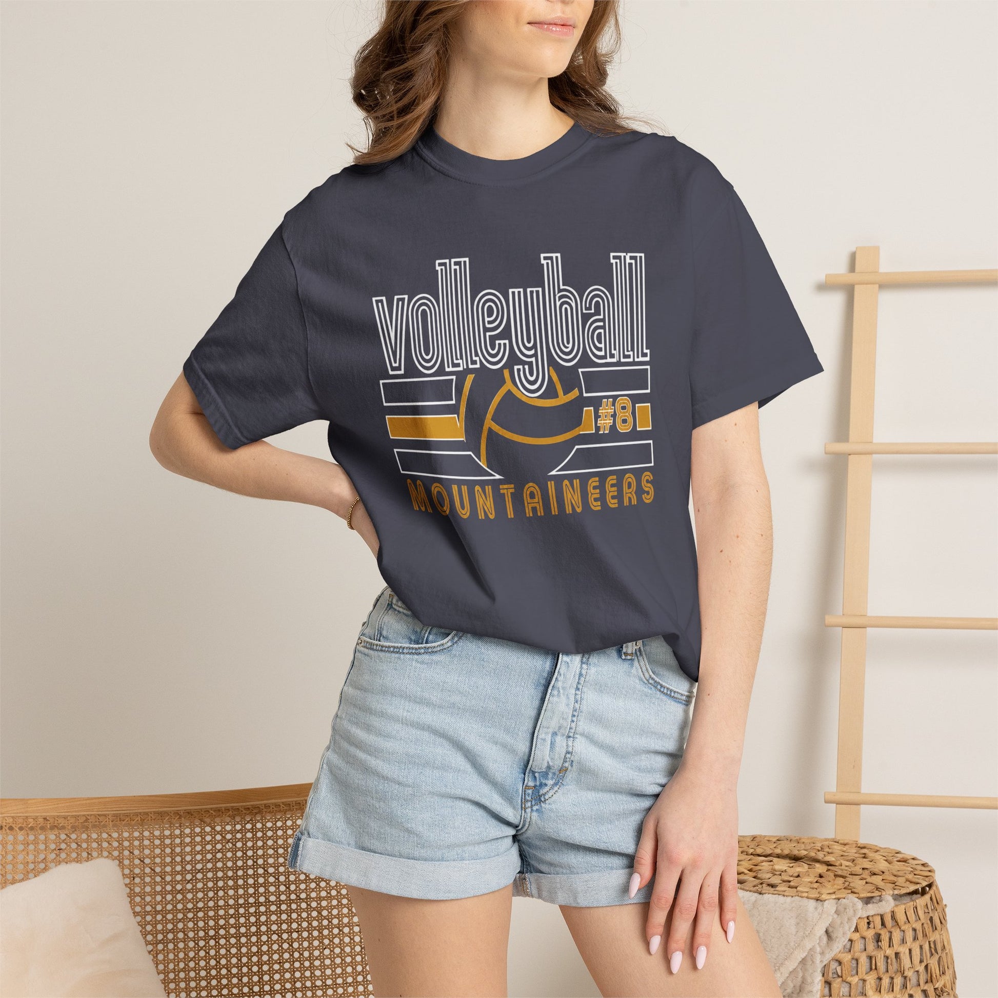 Mountaineers #8 Retro Sports T-Shirt