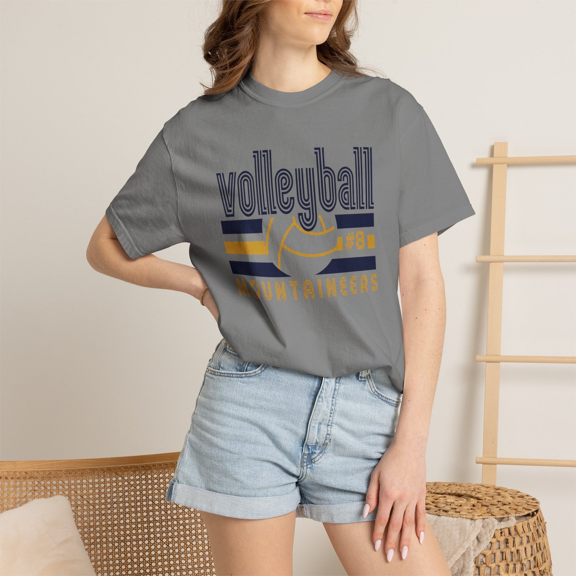 Mountaineers #8 Retro Sports T-Shirt