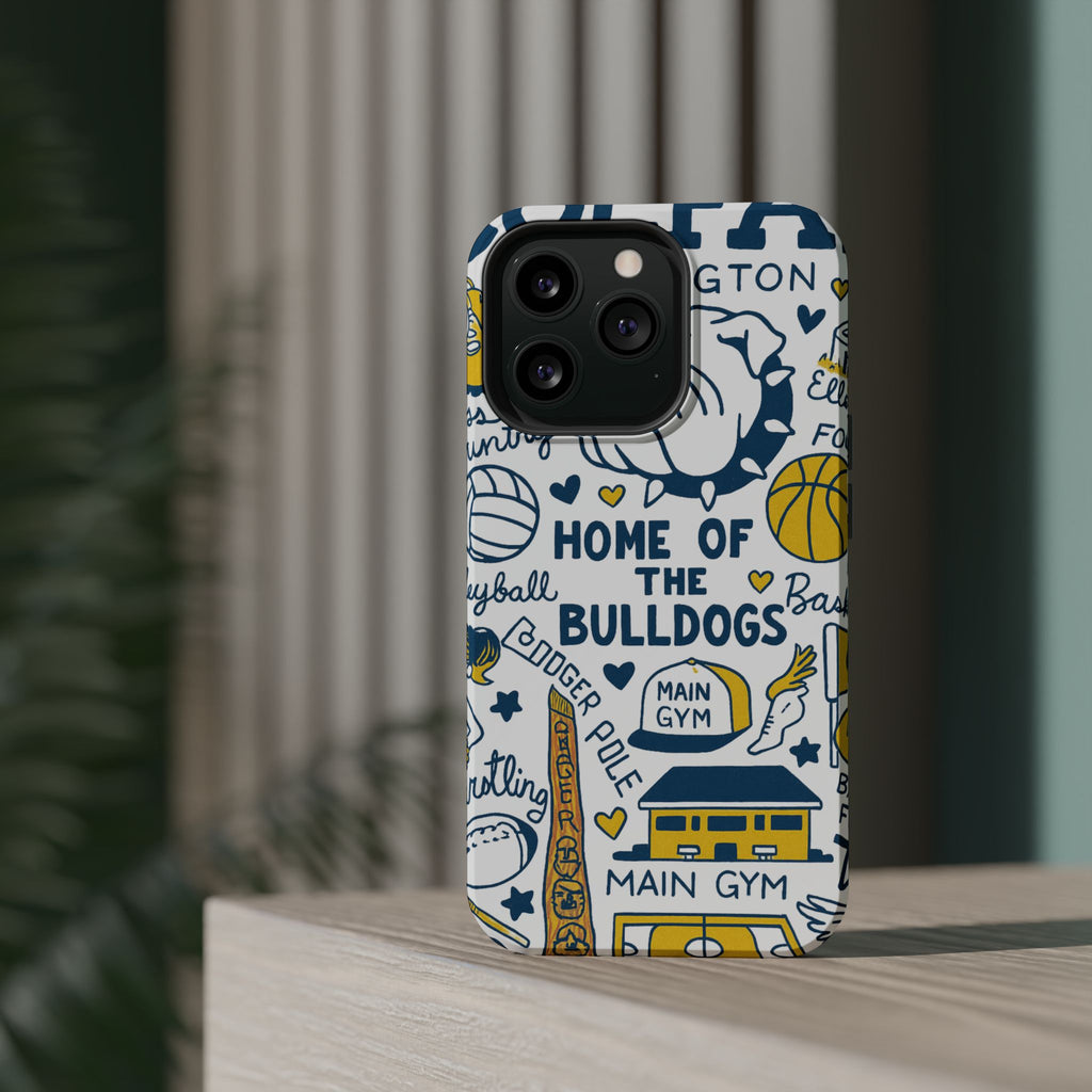 Colfax Bulldogs Magnetic Phone Case