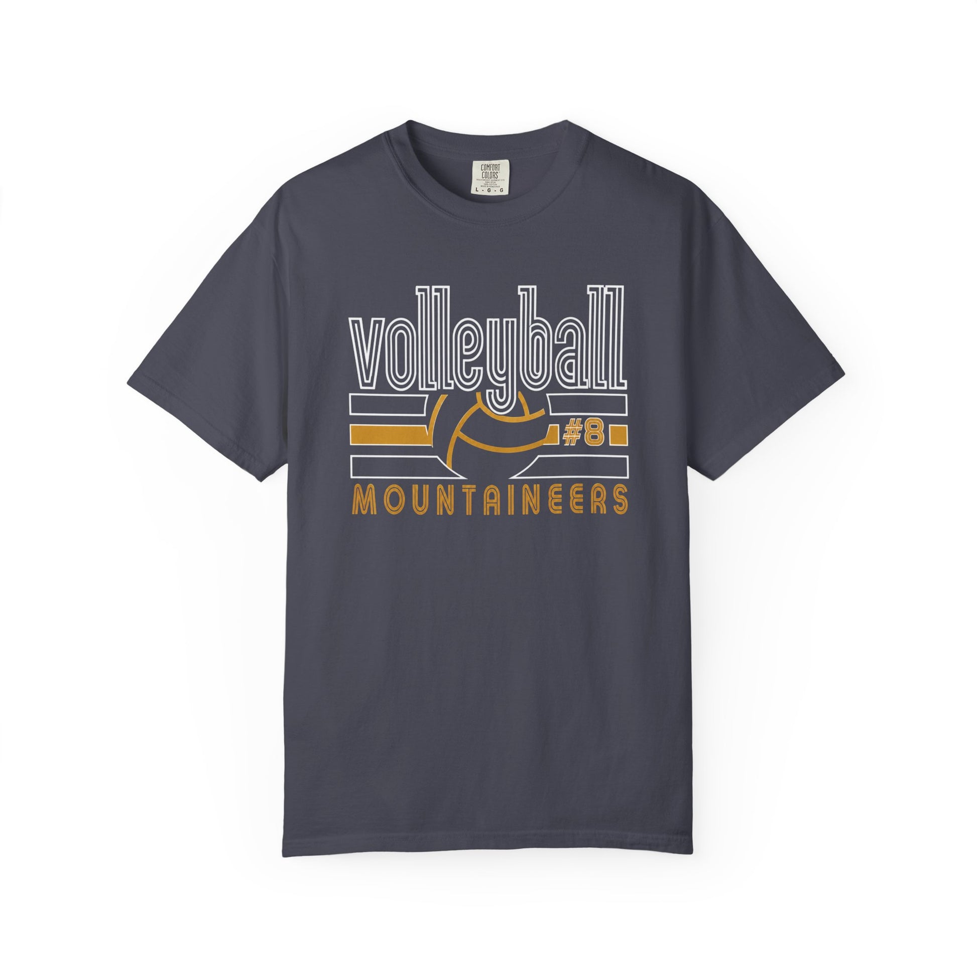 Mountaineers #8 Retro Sports T-Shirt