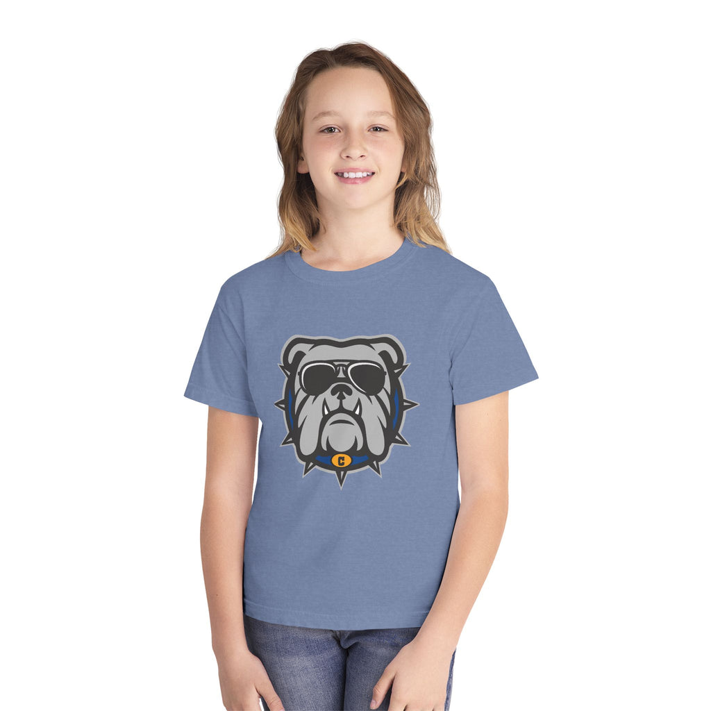 Cool Bulldog Graphic Youth Tee