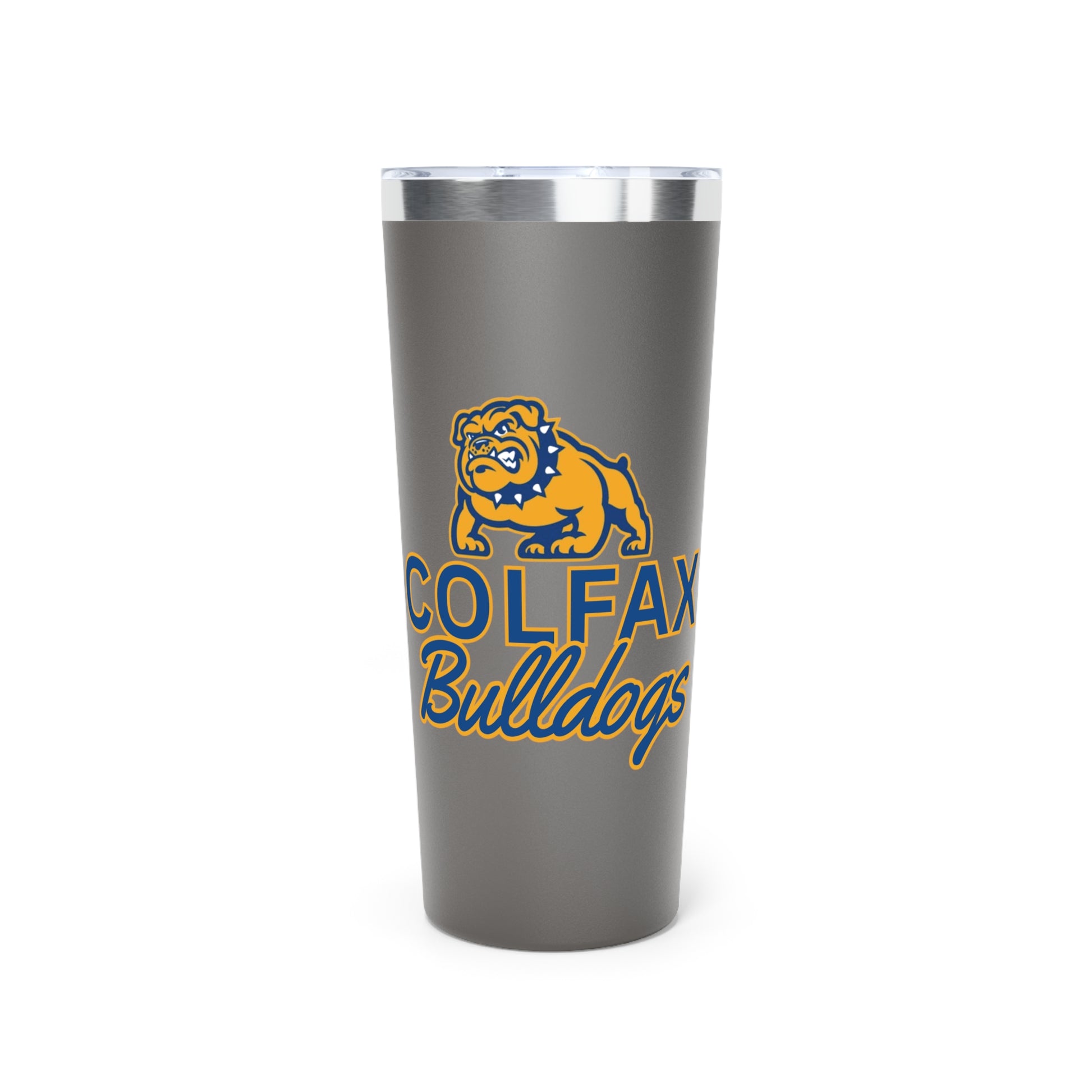 Copper Insulated Tumbler - Colfax Bulldogs 22oz Mug, Travel Cup, Sports Fan Gift, Team Spirit, Birthday, Graduation