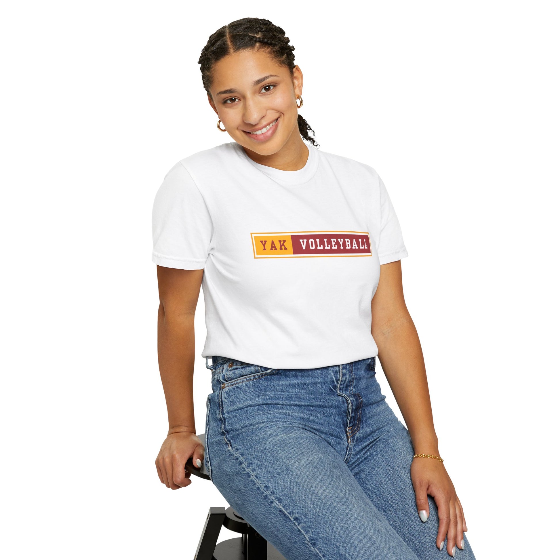 Volleyball Team Retro Box Logo T-Shirt