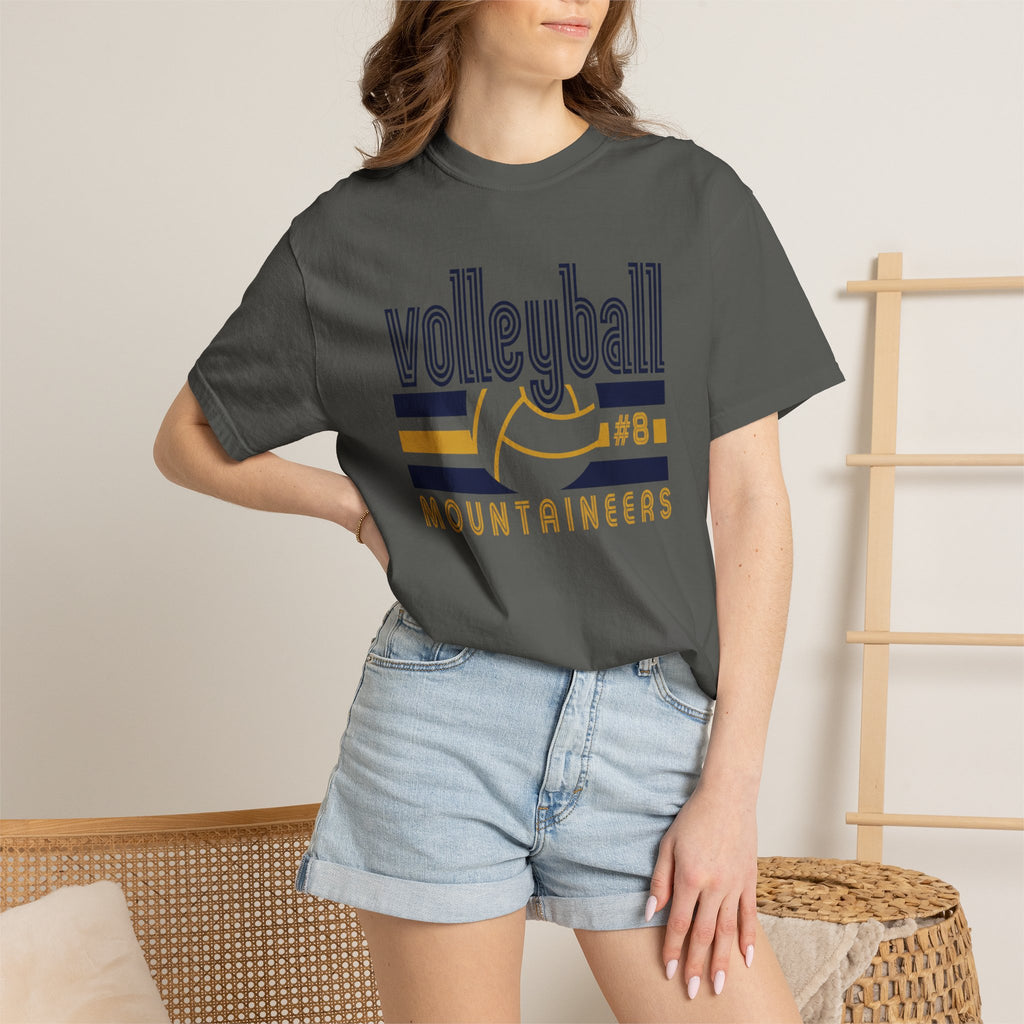 Mountaineers #8 Retro Sports T-Shirt