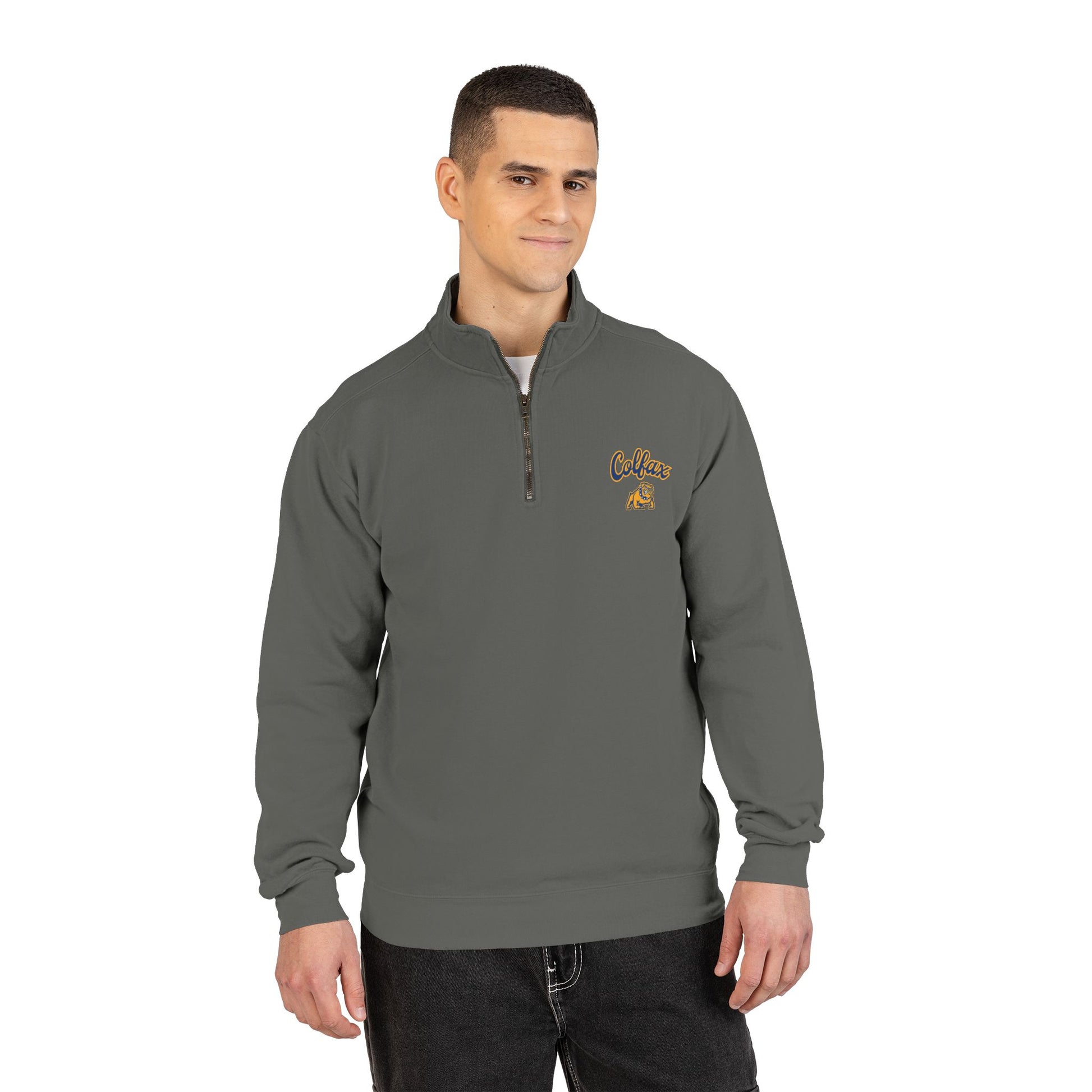 Colfax Bulldogs Embroidered quarter zip