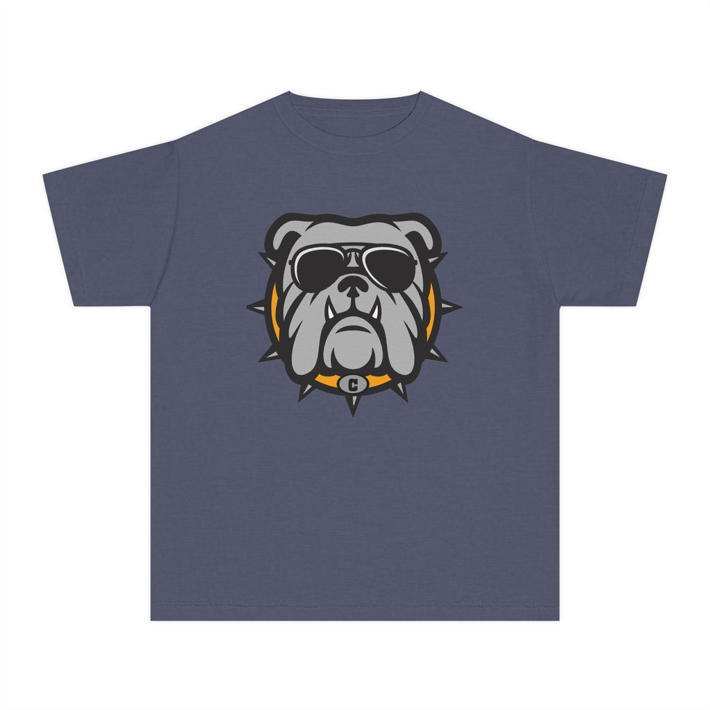 Cool Bulldog Graphic Youth Tee