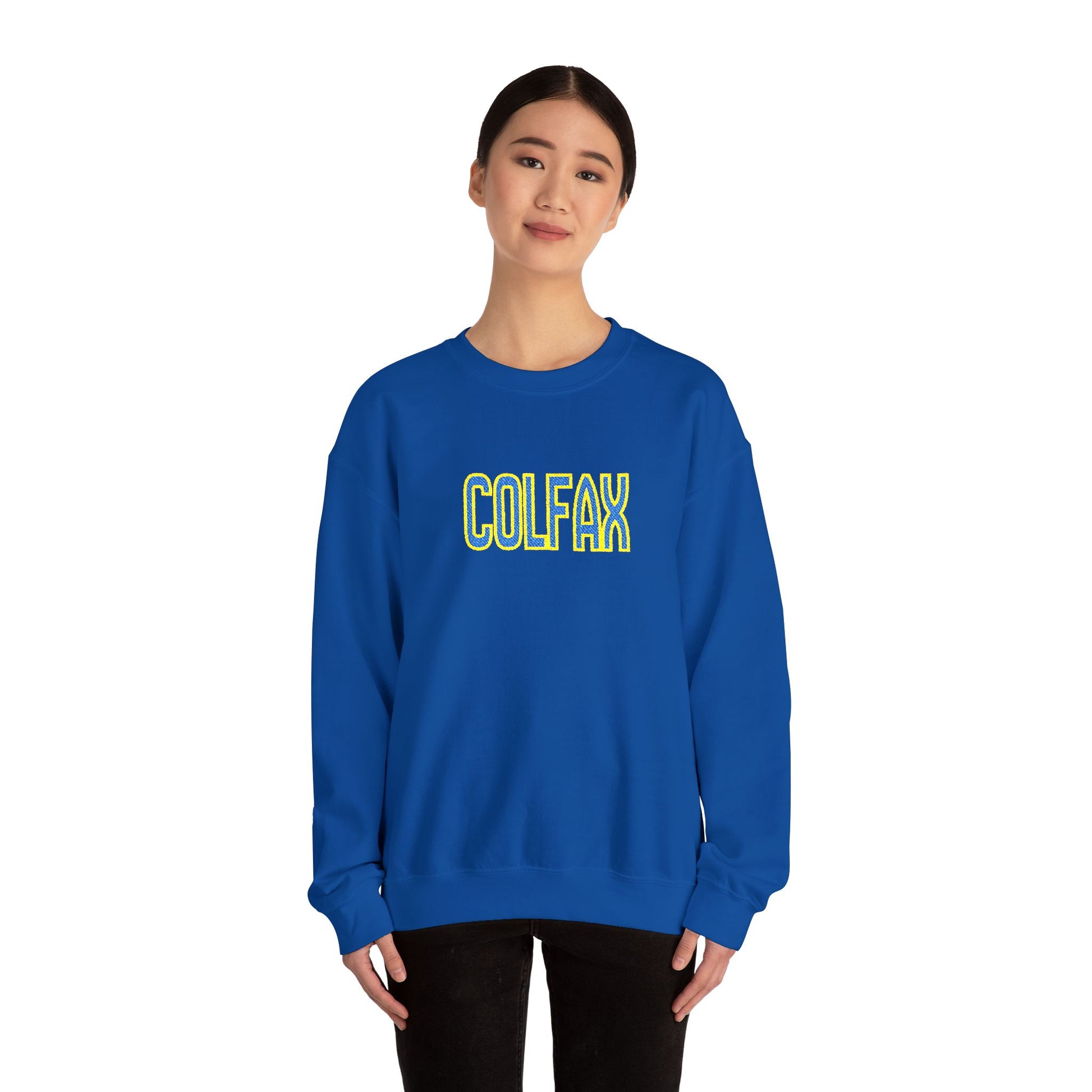 Colfax Retro Varsity Crewneck Sweatshirt