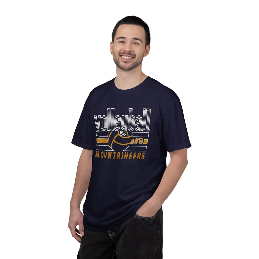 Mountaineers #8 Retro Sports T-Shirt