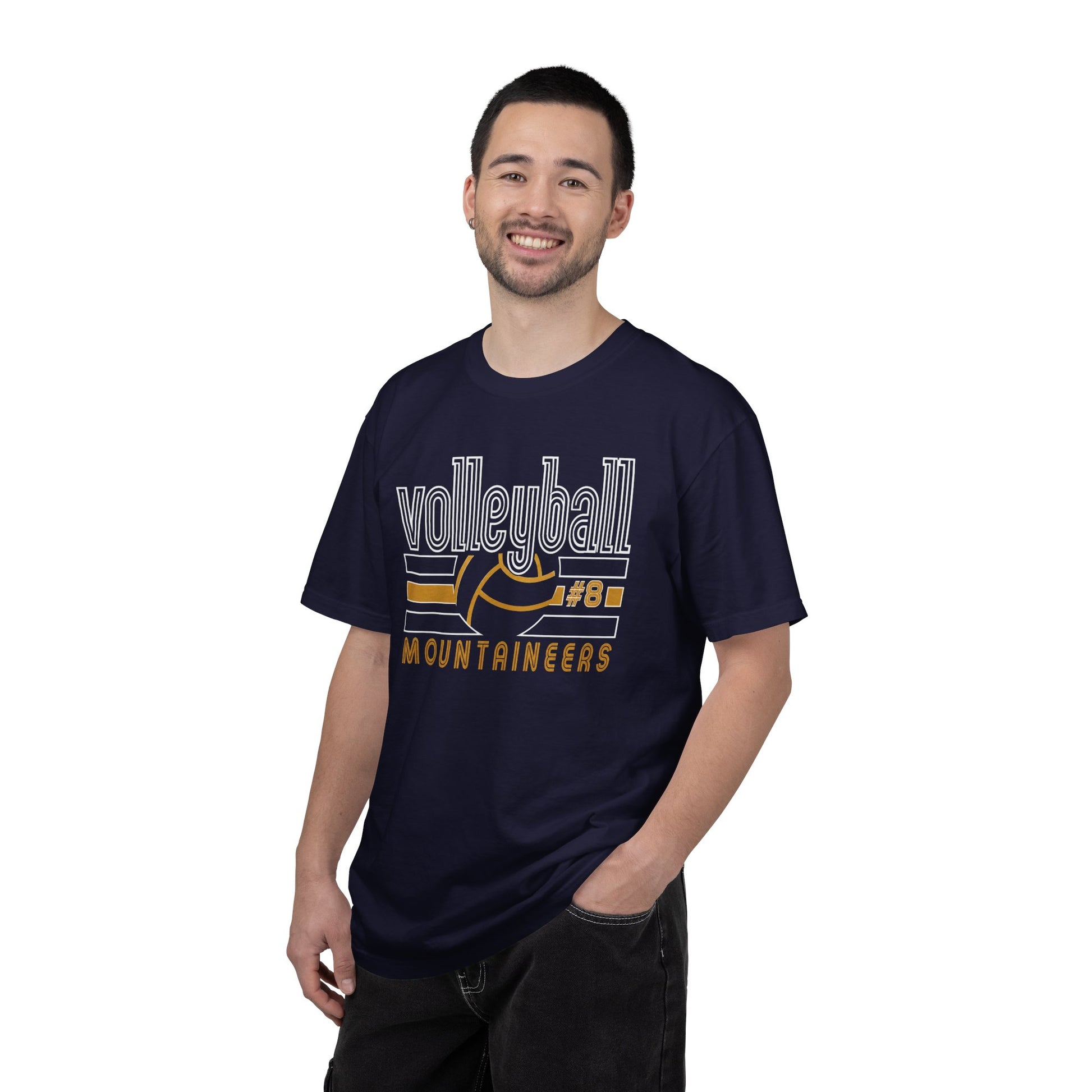 Mountaineers #8 Retro Sports T-Shirt