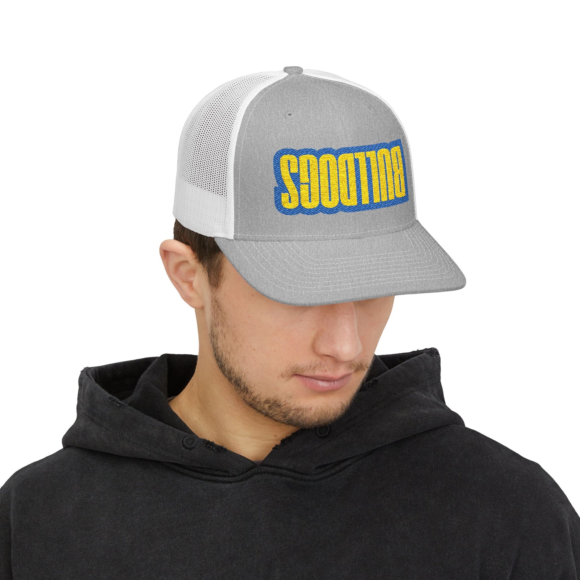 Embroidered Bulldogs Snapback Cap